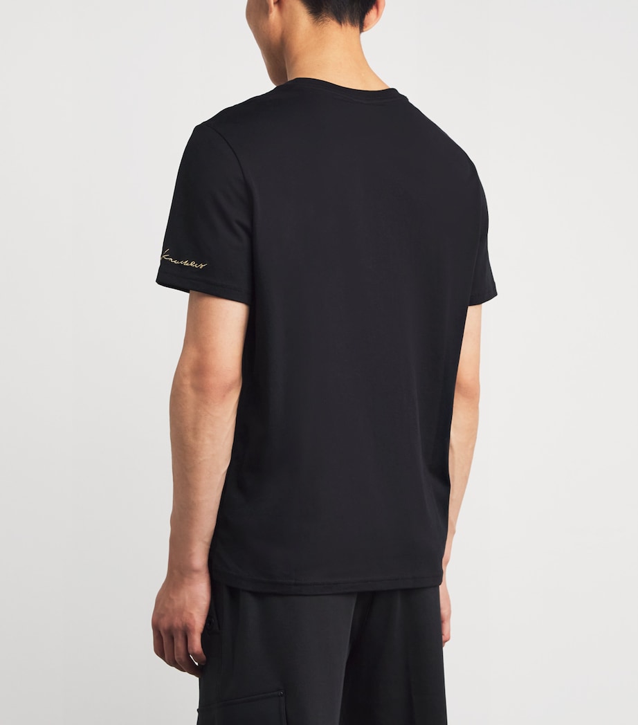 Cotton Logo Augustine T-Shirt BLACK - 292 Image 4