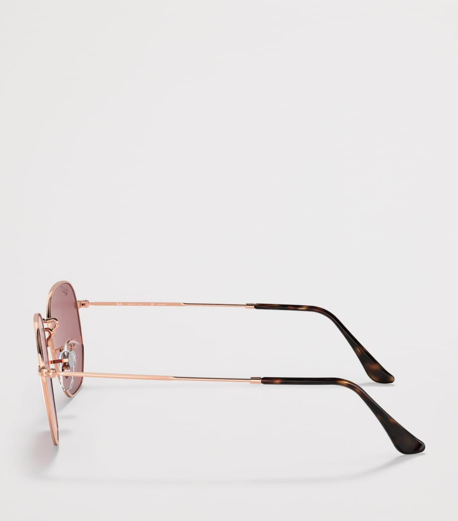 Ray-Ban RB3548N Hexagonal Flat Lenses Irregular Sunglasses Image 3