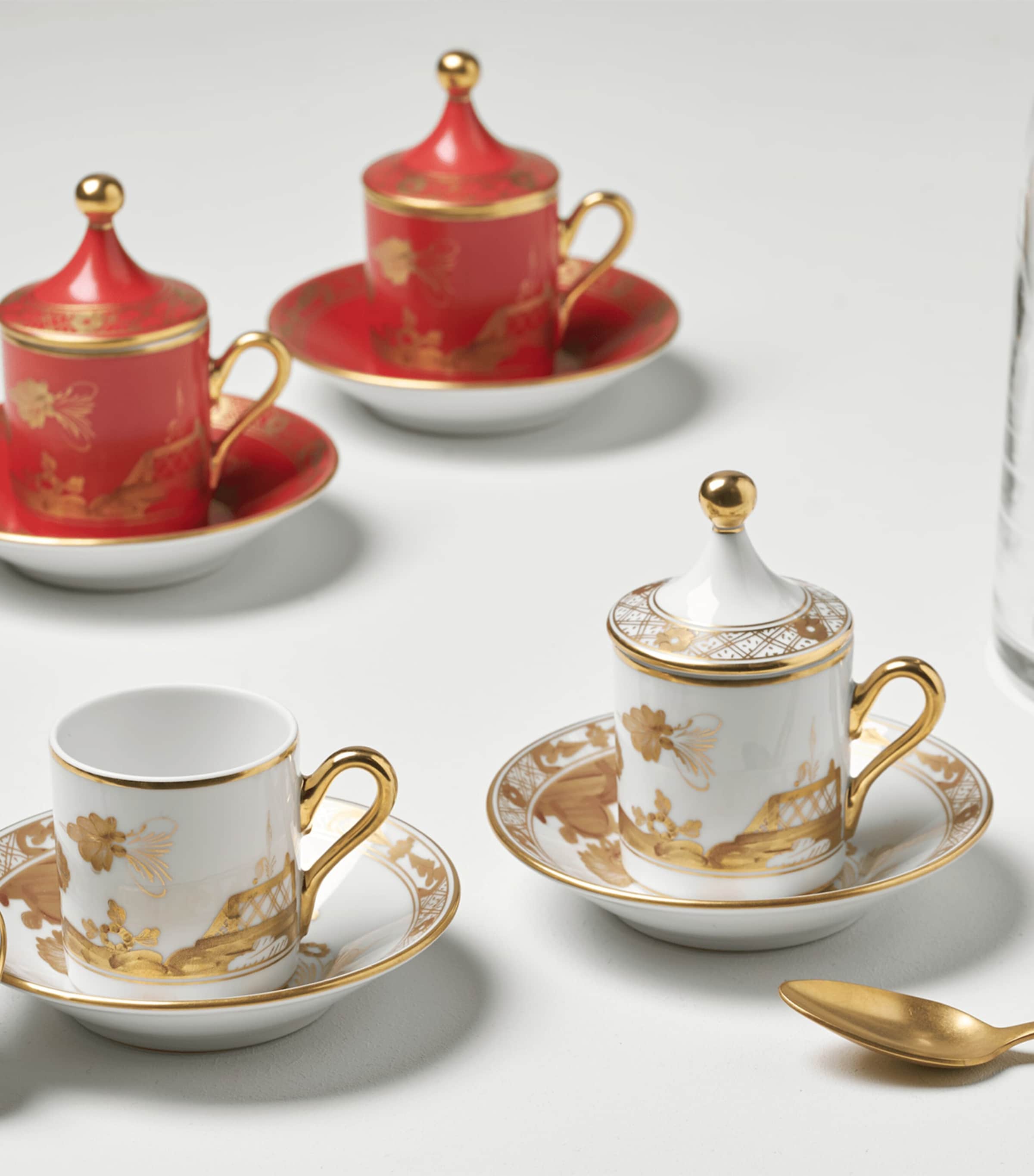 GINORI 1735 Oriente Italiano Aurum Coffee Cup and Saucer Image 3