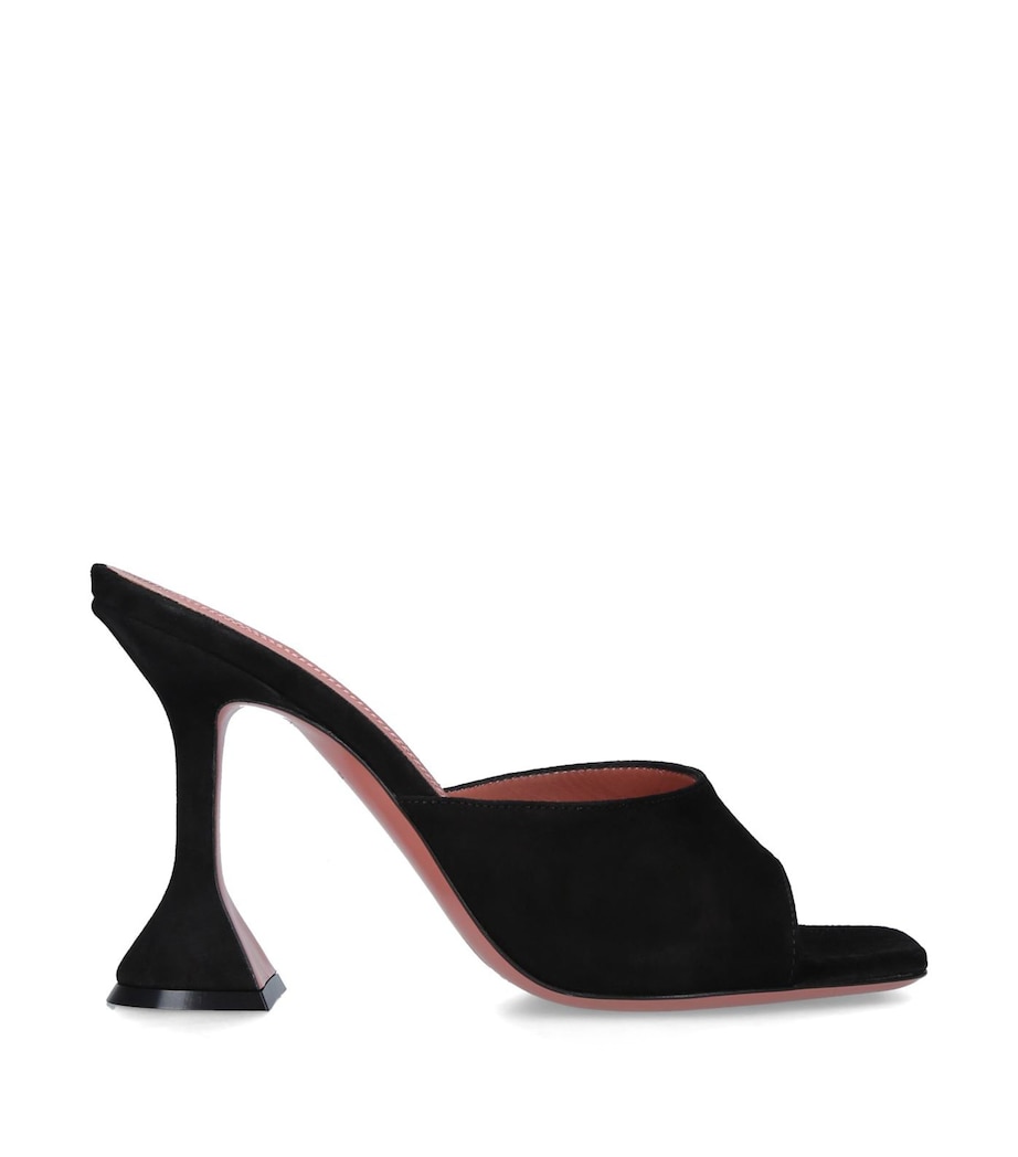Suede Lupita Mules 95 BLACK Image 3