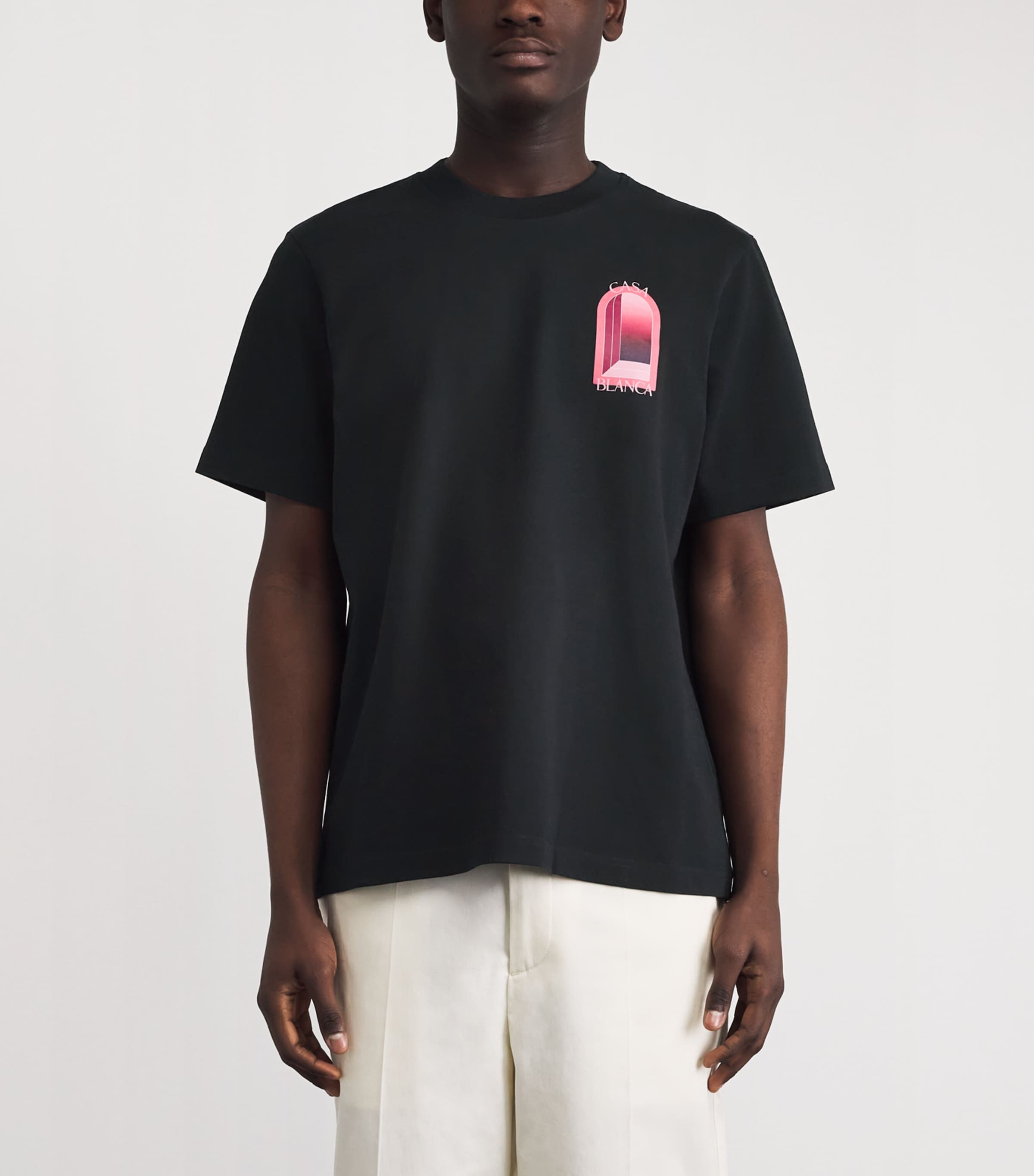 Casablanca Mens Organic Cotton Arches T-Shirt Arches Image 4