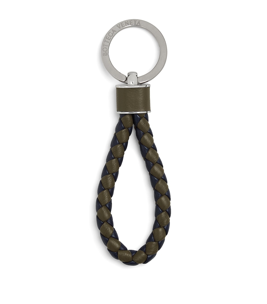 Leather Intreccio Key Ring 3290 Image 1
