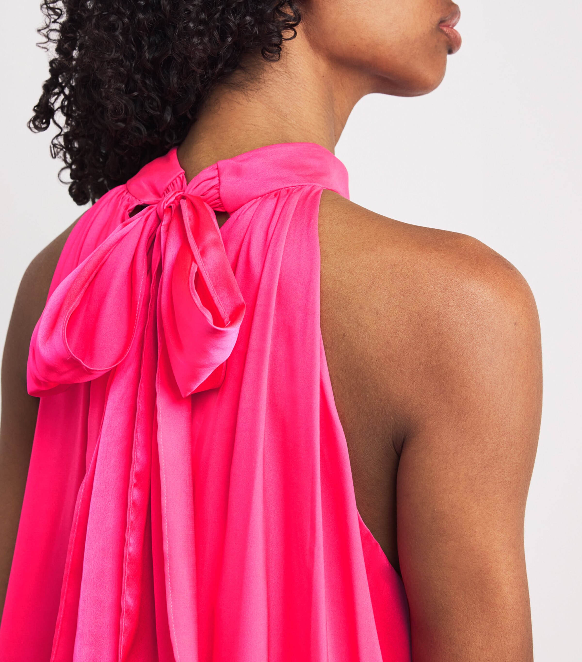 Alice+Olivia Womens Erna Mini Dress Wild Pink Image 4