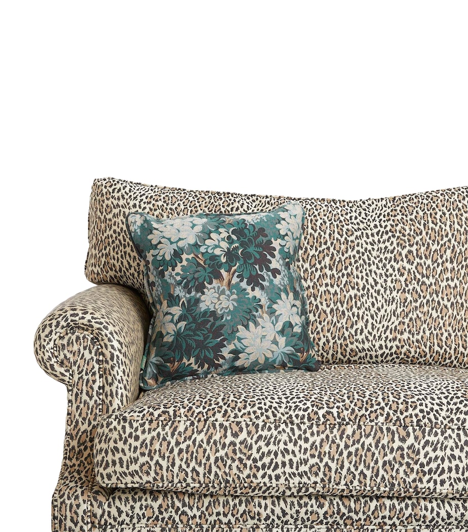 Medium Jacquard Silva Cushion (45cm x 45cm) CERULEAN Image 3