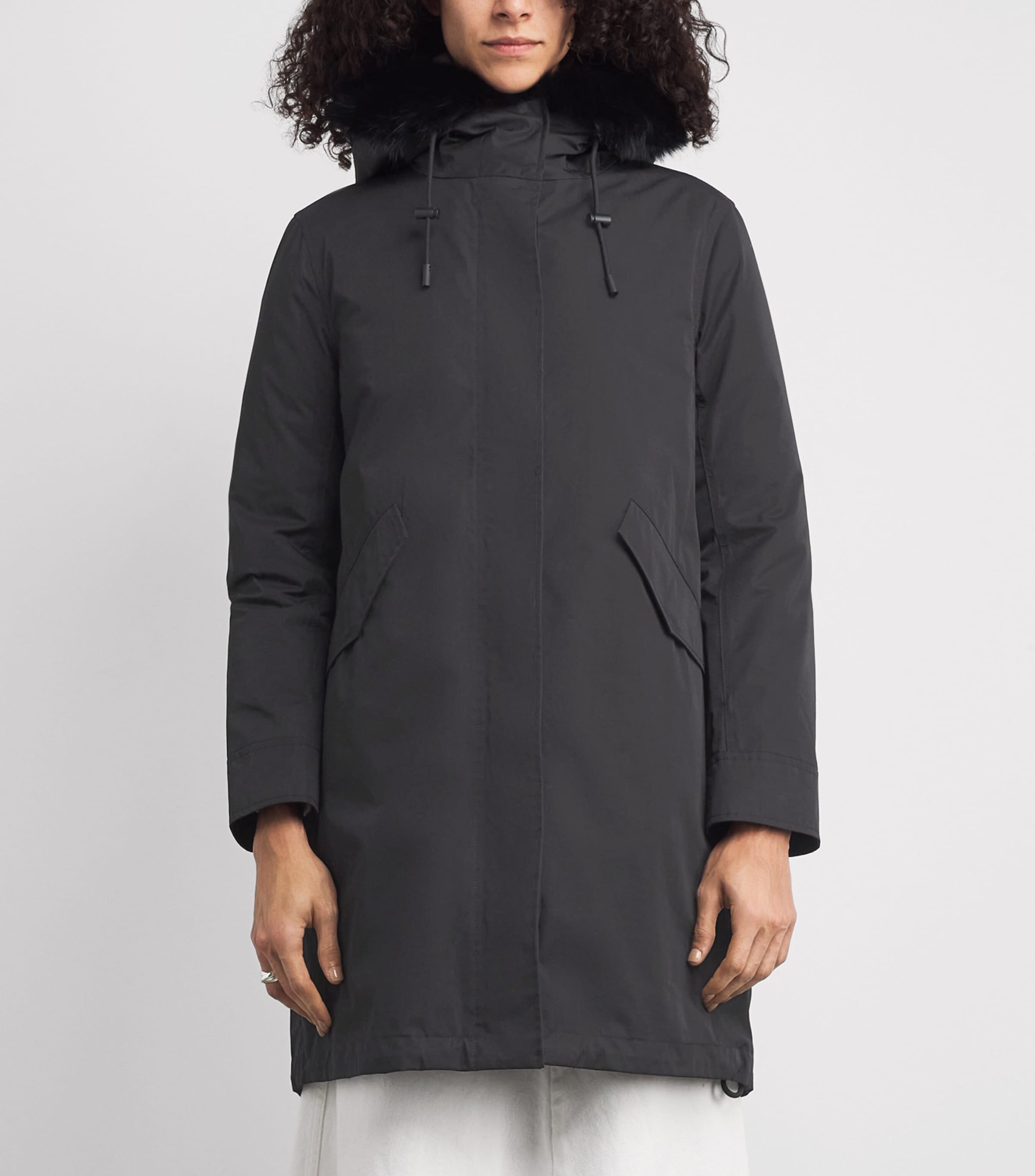 Waterproof Fox-Rabbit Fur Parka C99 Image 3