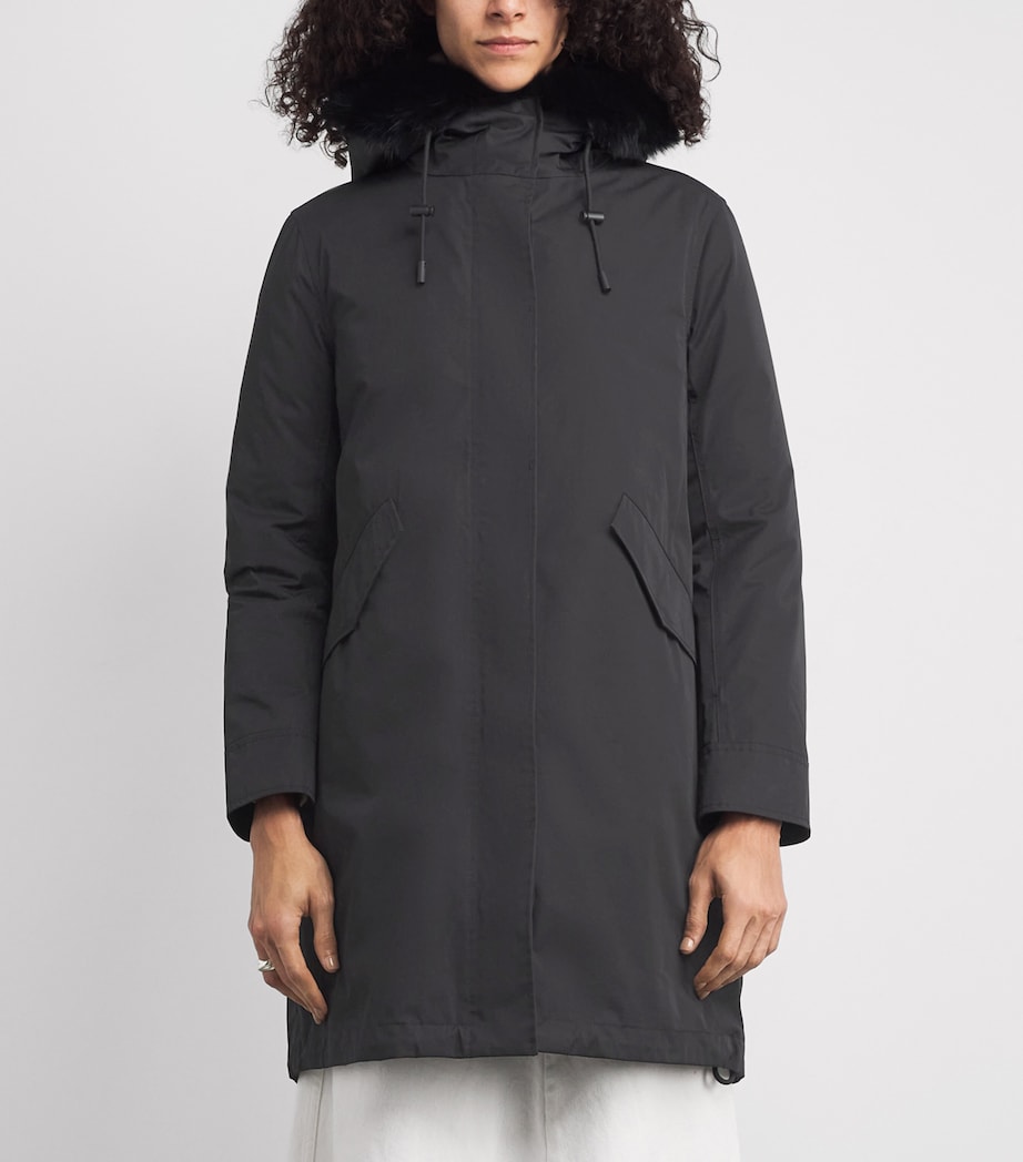 Waterproof Fox-Rabbit Fur Parka C99 Image 3