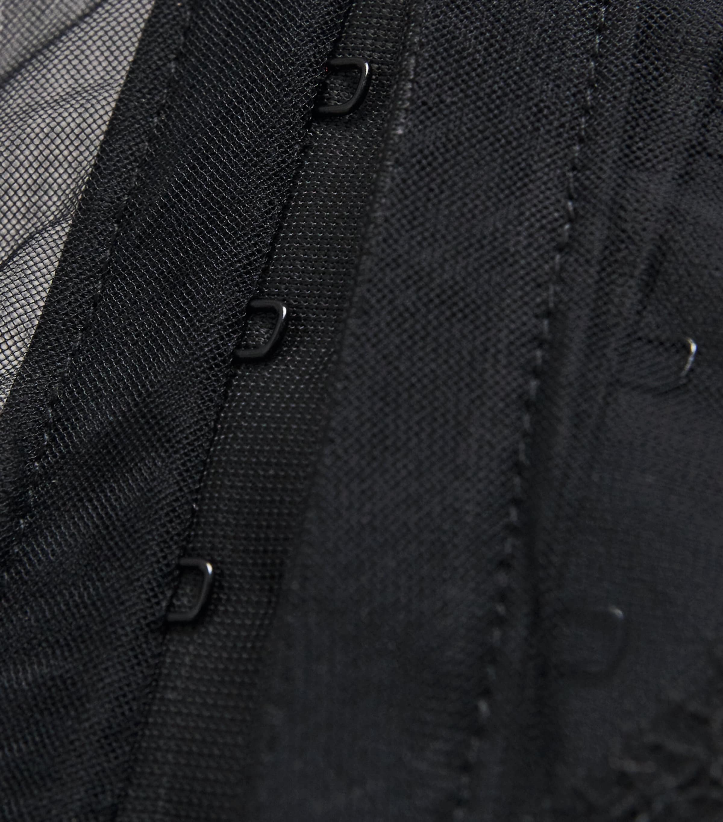 Lace Demi Corset ONYX Image 4