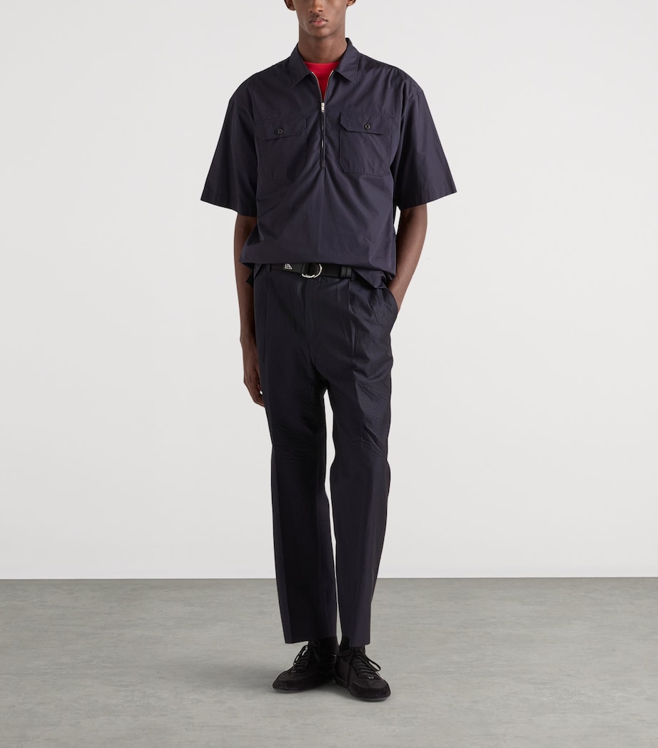 Prada Mens Cotton Bowling Shirt Image 2