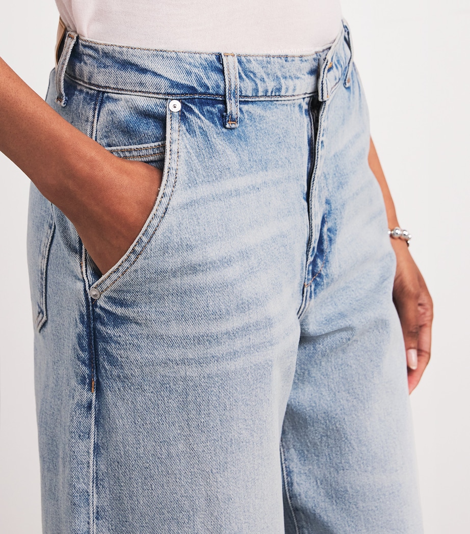 Twisted Bonnie Barrel-Leg Jeans U7OD1 ODE TO Image 6