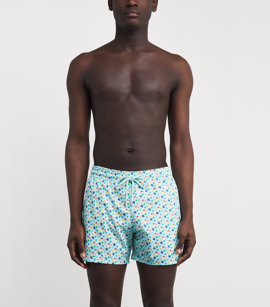 Turtle Print Moorise Swim Shorts 315-PACIFIC Image 3