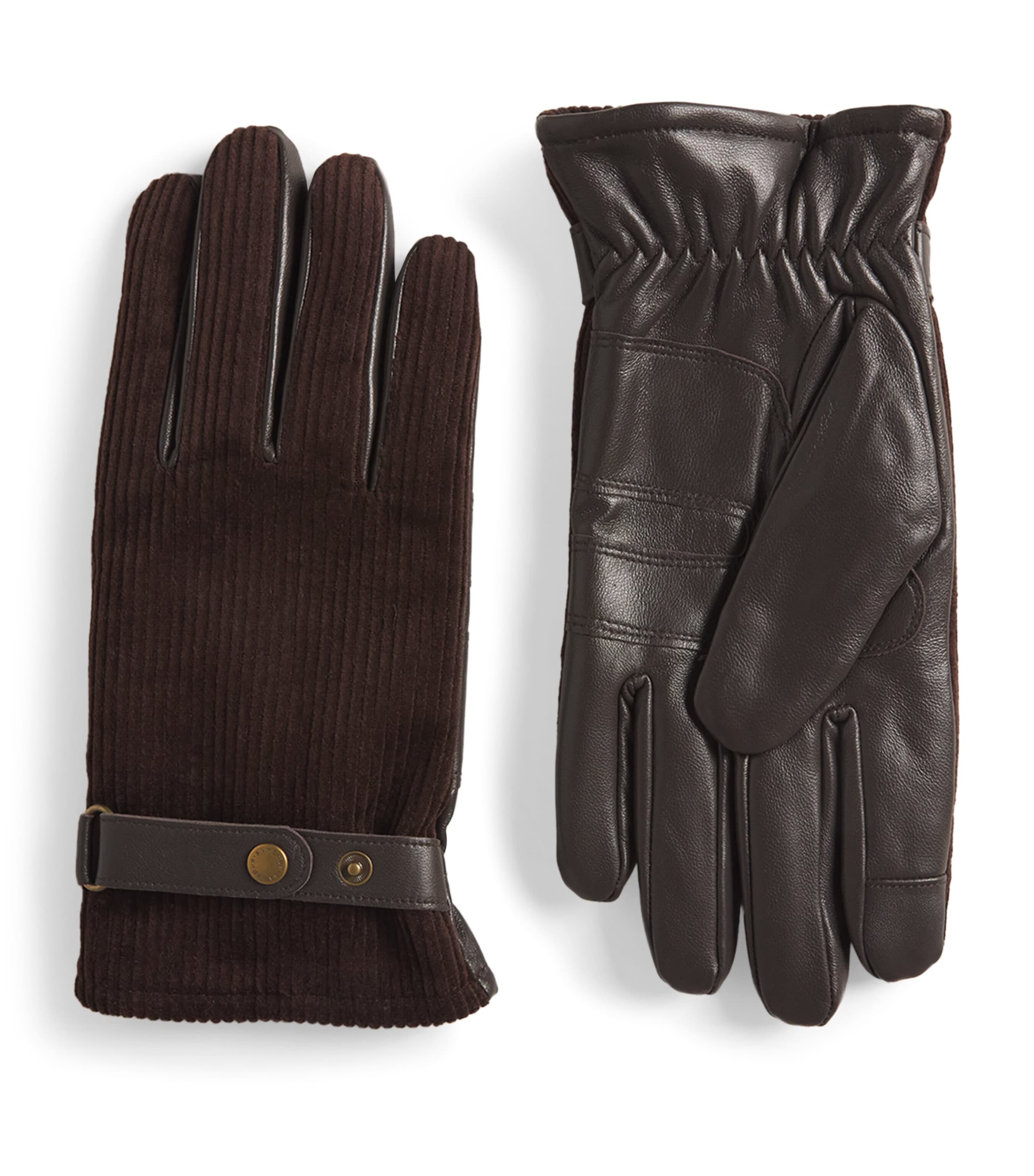 BARBOUR LEATHER NELSON GLOVES 