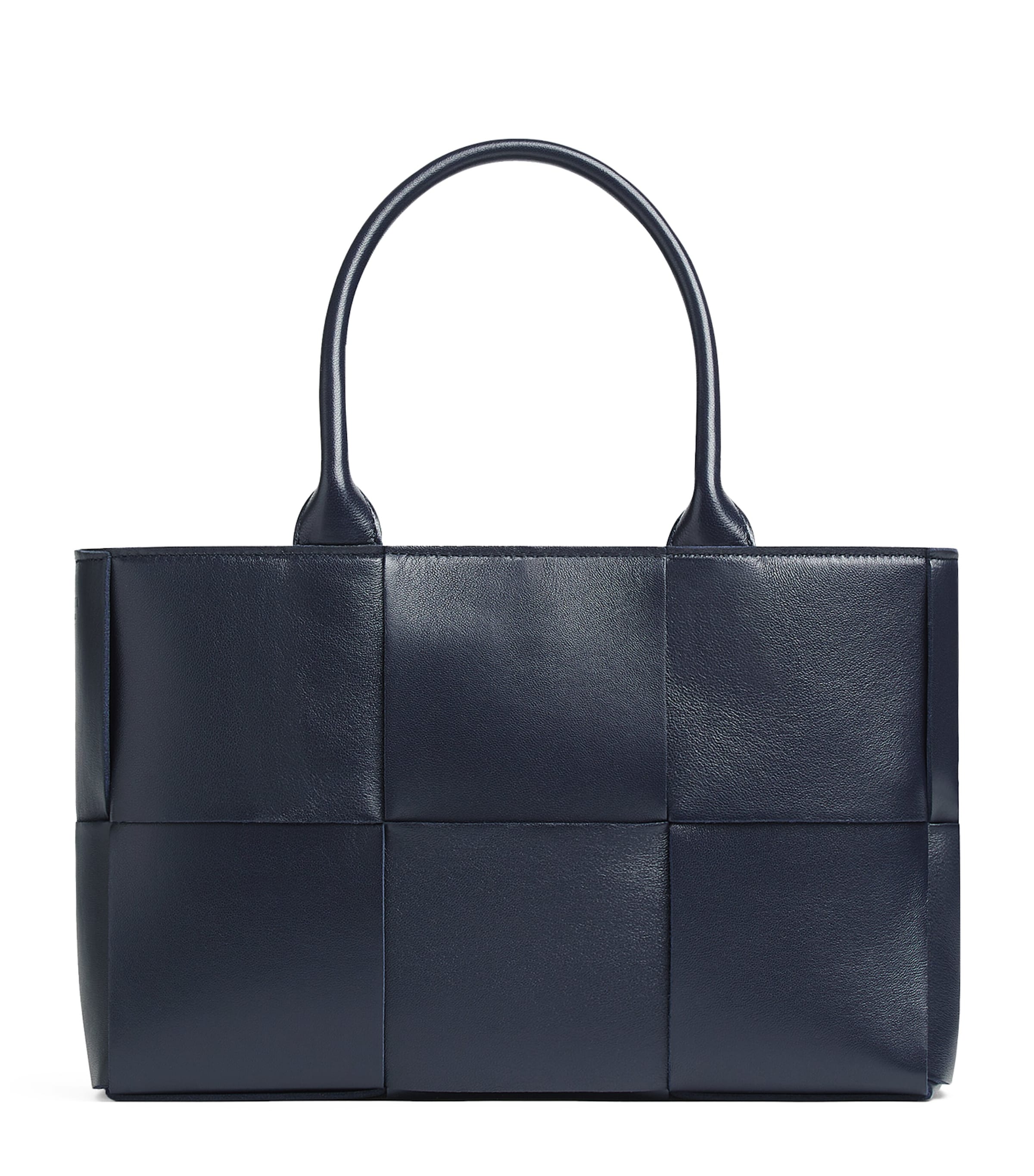 Bottega Veneta Arco Small Leather Shoulder Bag In Grey