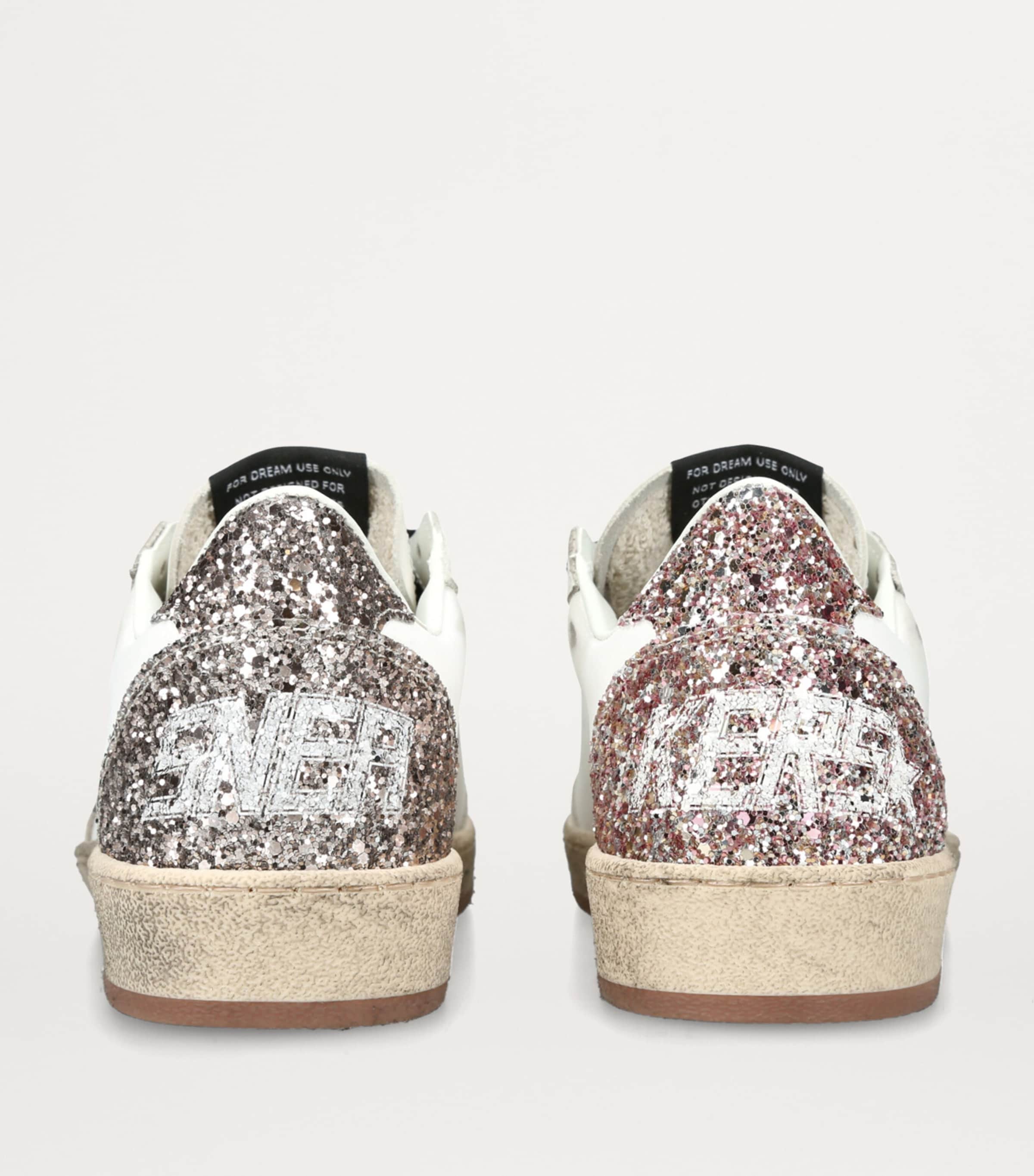 Golden Goose Leather Ball Star Sneakers White/comb Image 3