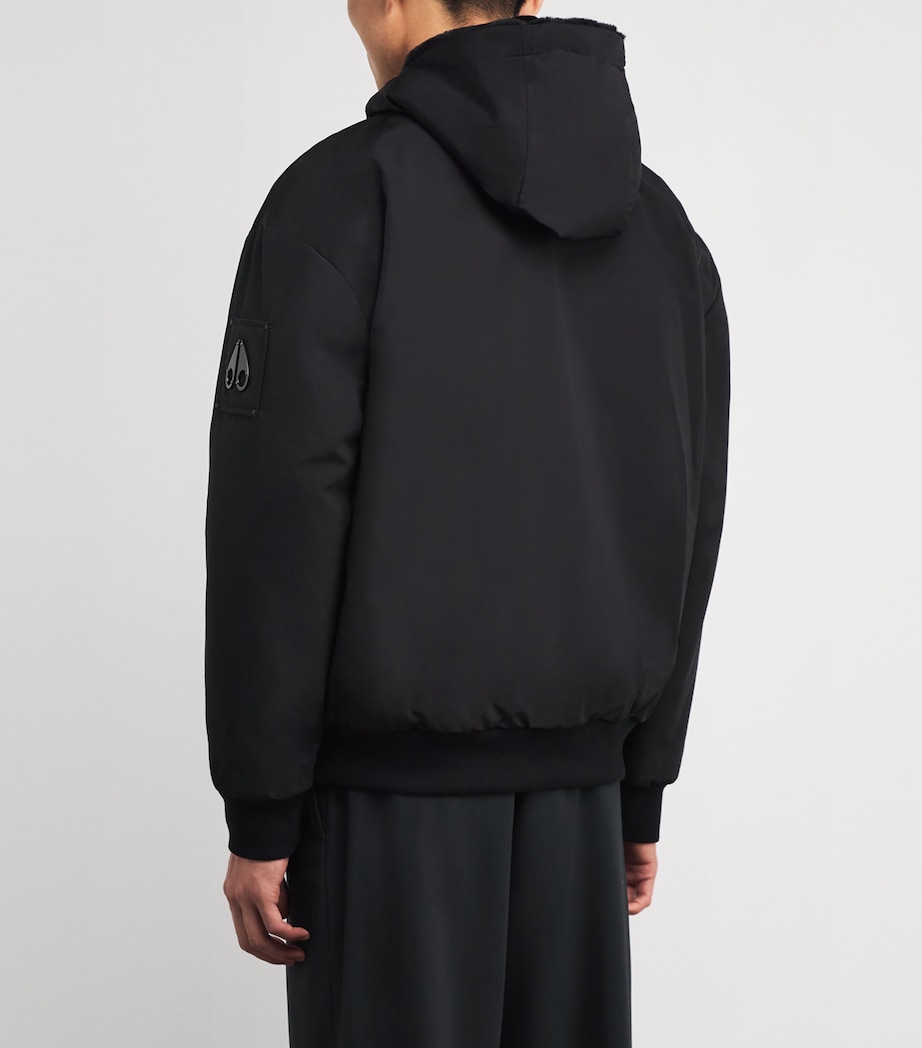 Reversible Roland Bunny Bomber Jacket BLACK - 292 Image 4