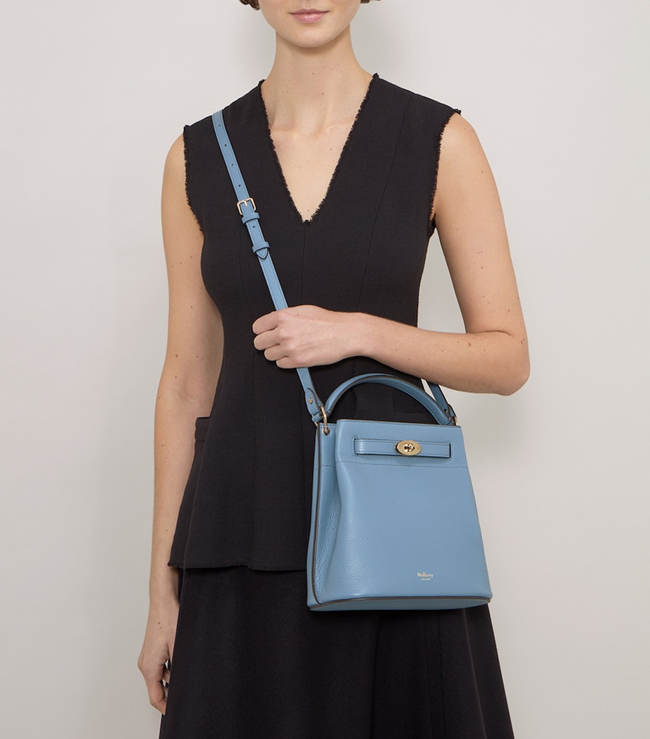 Leather Islington Bucket Bag BRIGHTON BLUE Image 5