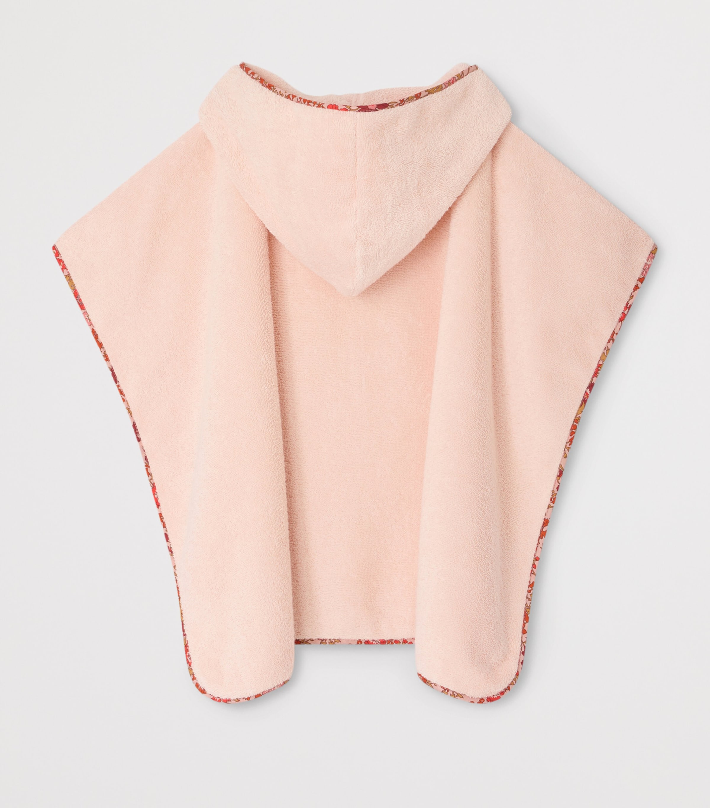 Bonpoint Cotton Towel Poncho (4-8 Years) Rose Petale Image 2
