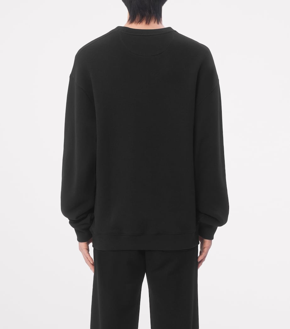 Cotton Chez Valentino Sweatshirt 0NO Image 4