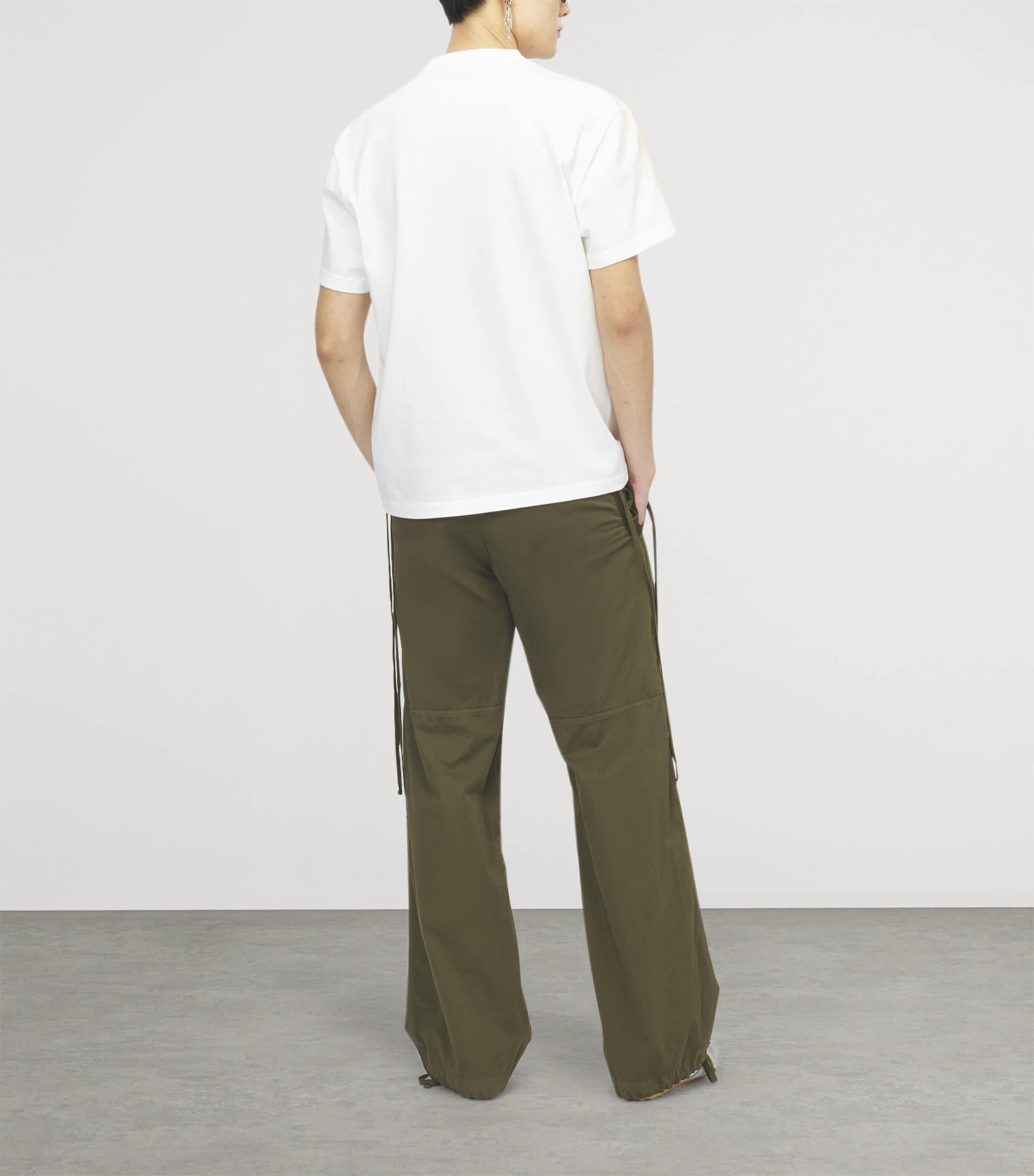 McQueen Mens Lace-Up Trousers Image 3