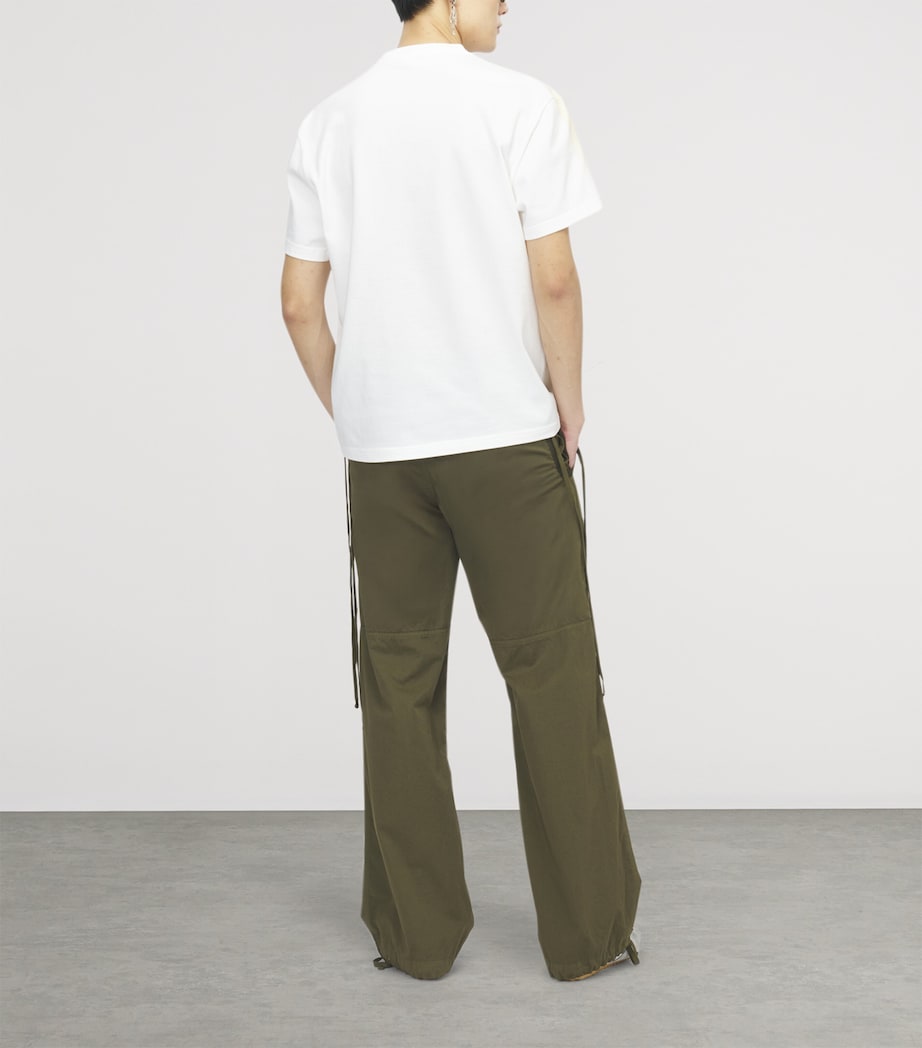 McQueen Mens Lace-Up Trousers Image 3