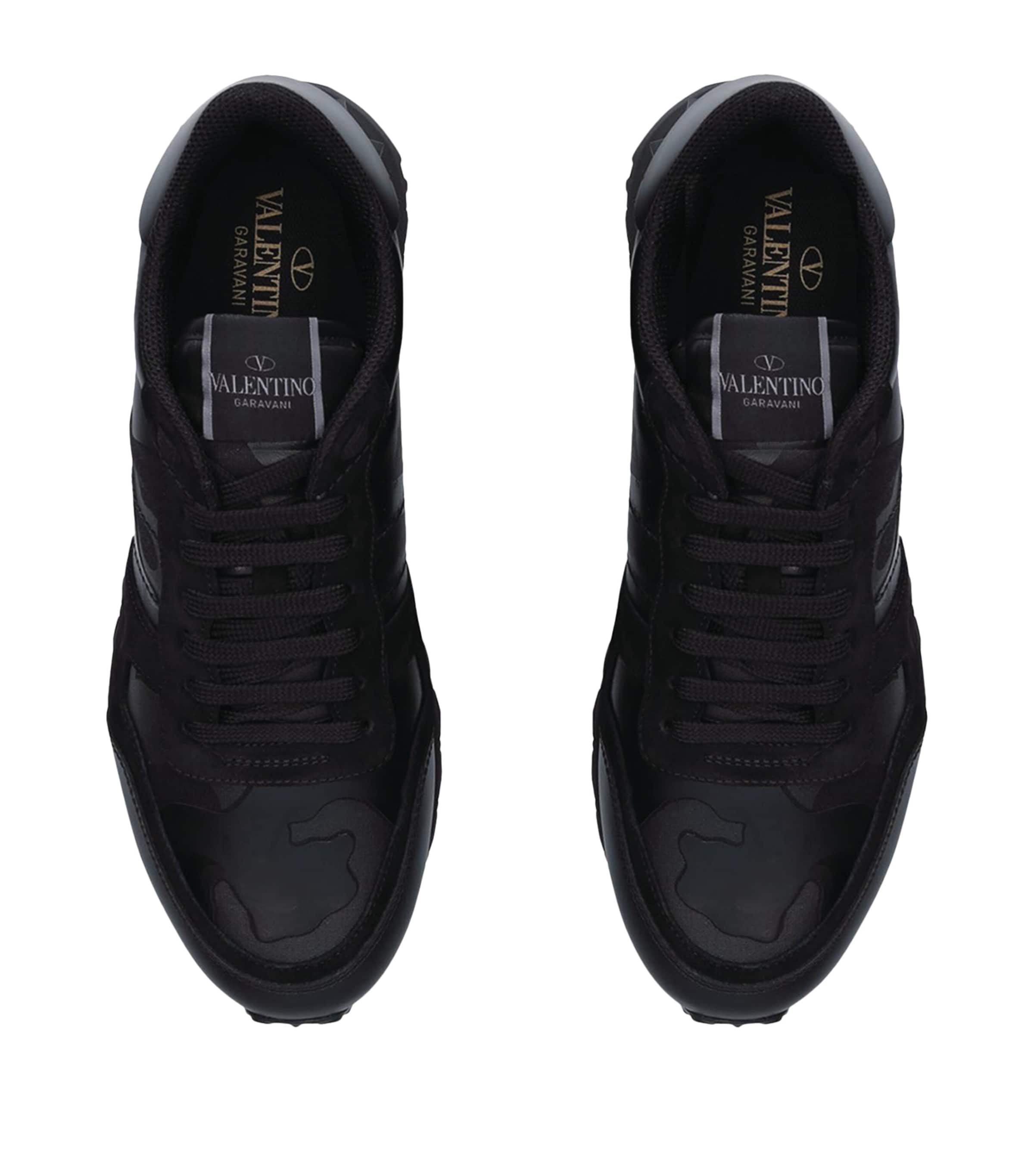 Tonal Camouflage Sneakers BLACK Image 4