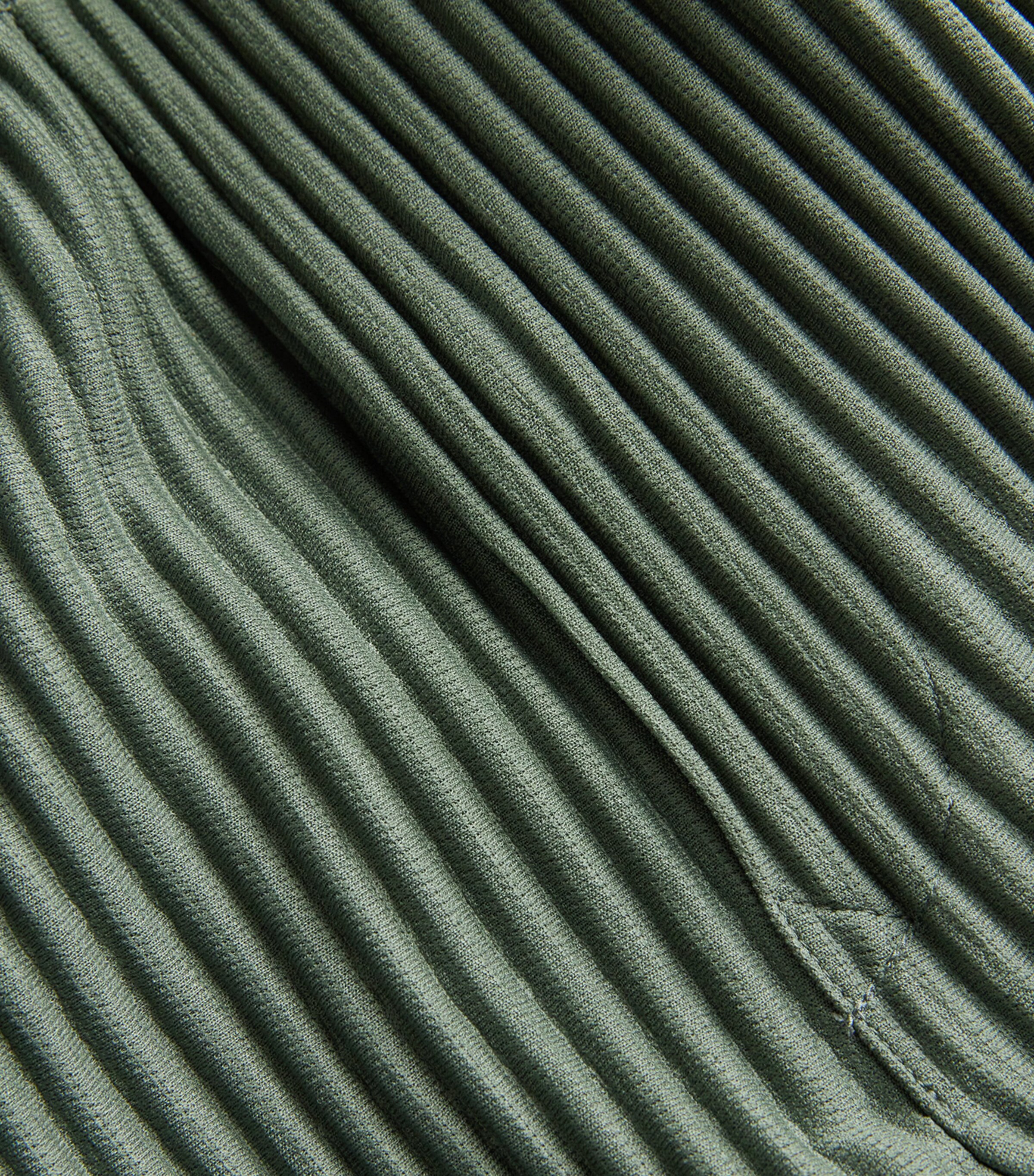 Pleated Straight Trousers 63 MOSS GREEN Image 4