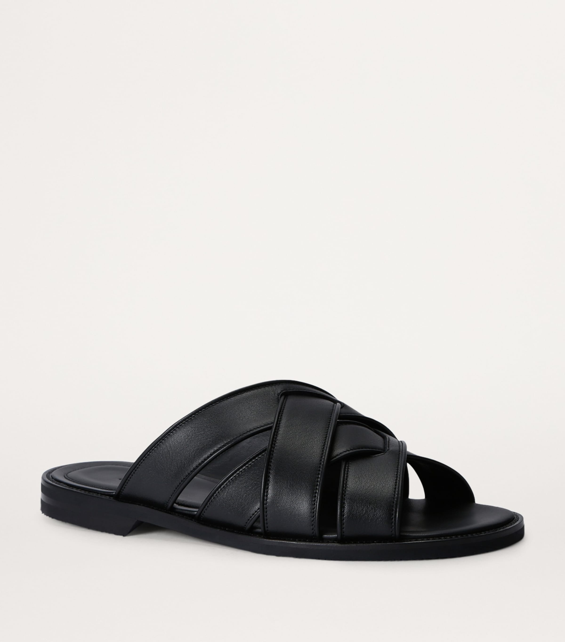 John Lobb Leather Samson Sandals | Harrods US