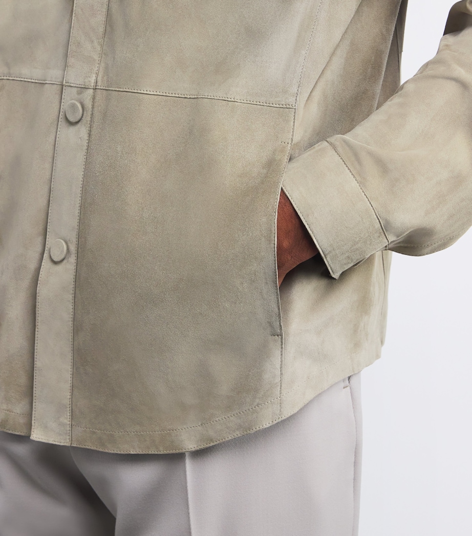 Suede Overshirt U6266 Image 6