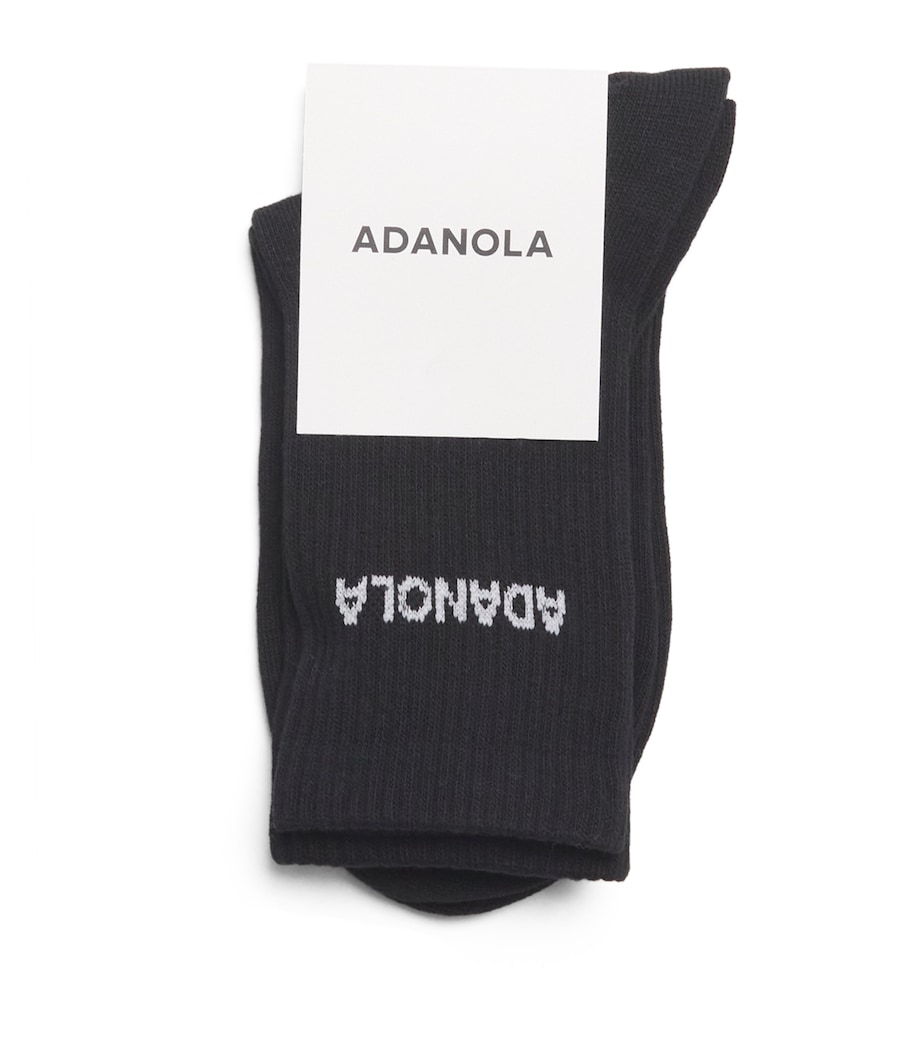 Organic Cotton-Blend Socks BLACK Image 1