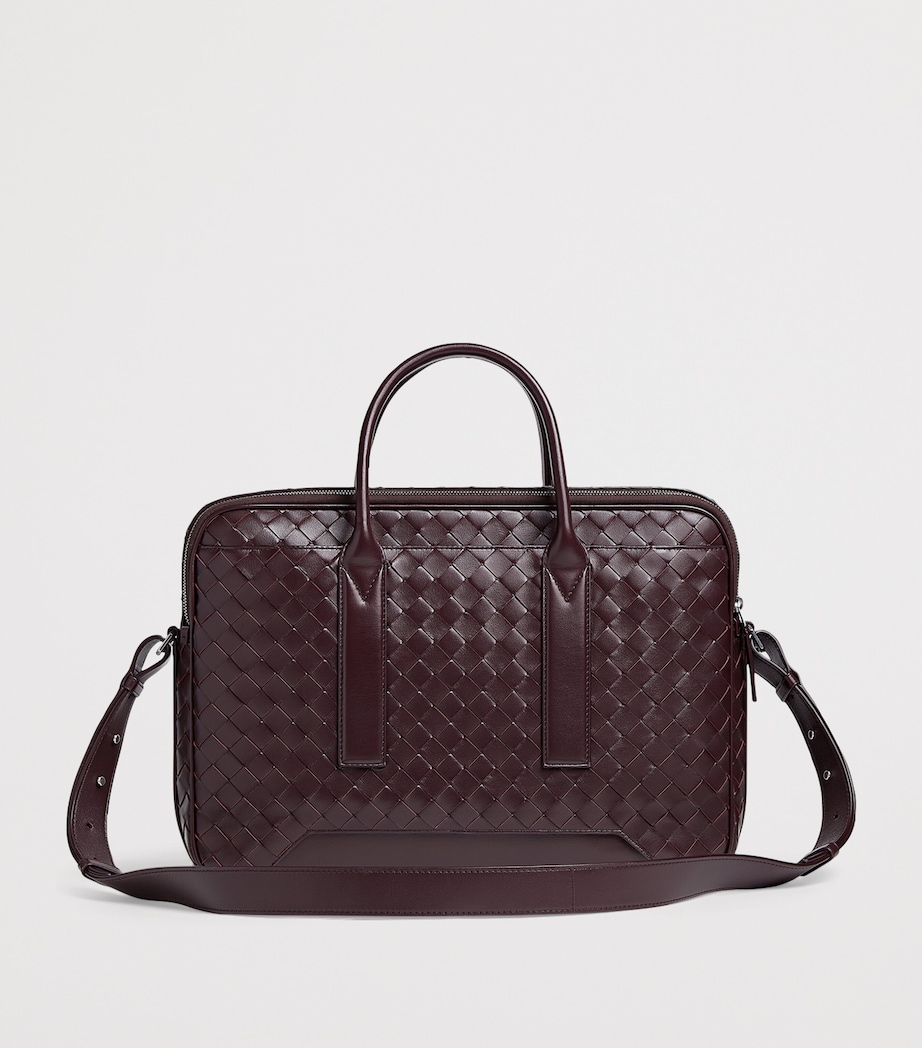 Leather Intrecciato Getaway Briefcase 2263 Image 3
