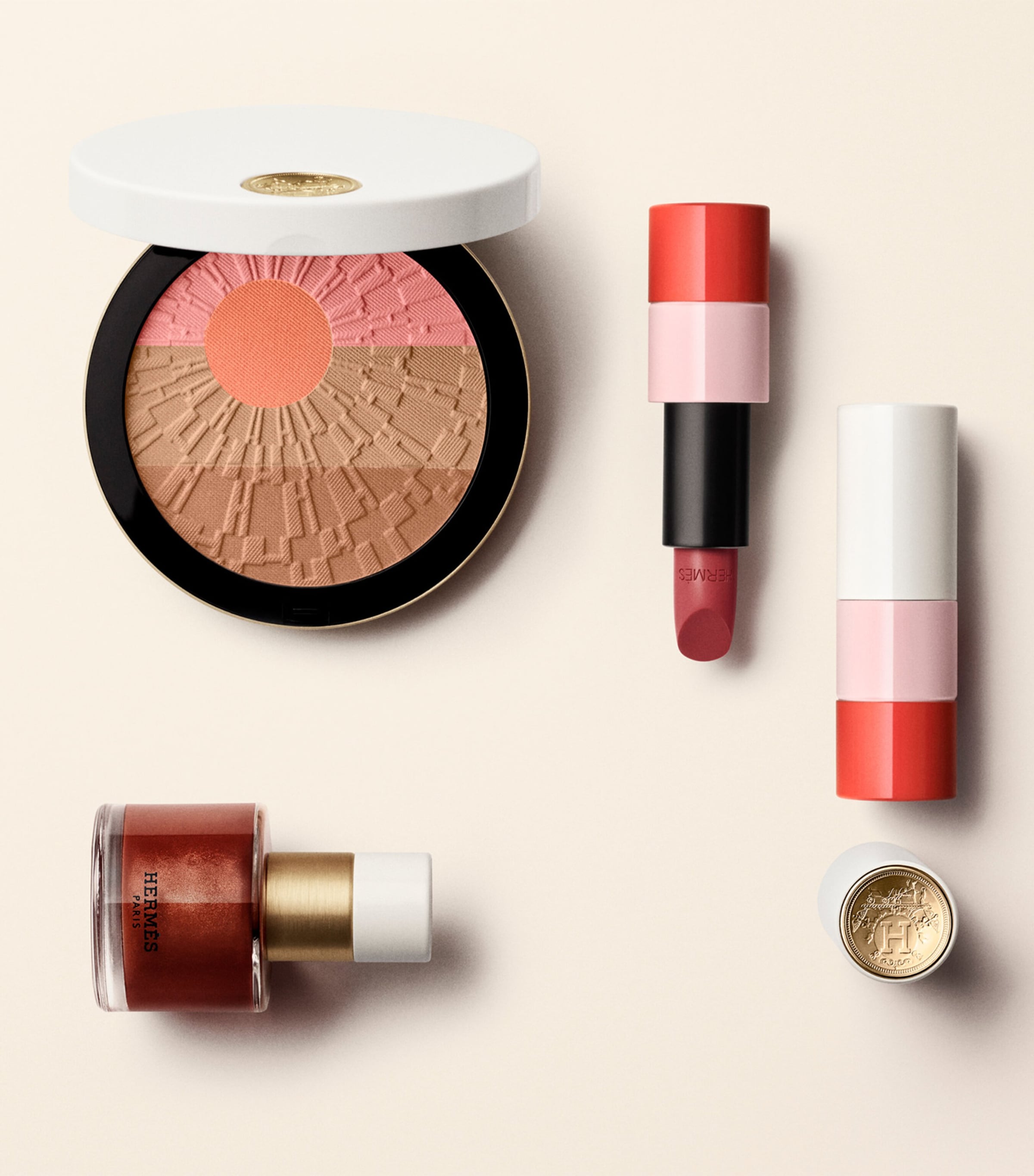 HERMÈS Rouge Hermés Satin Lipstick - 14 Beige Cocktail Beige Cocktail Image 10