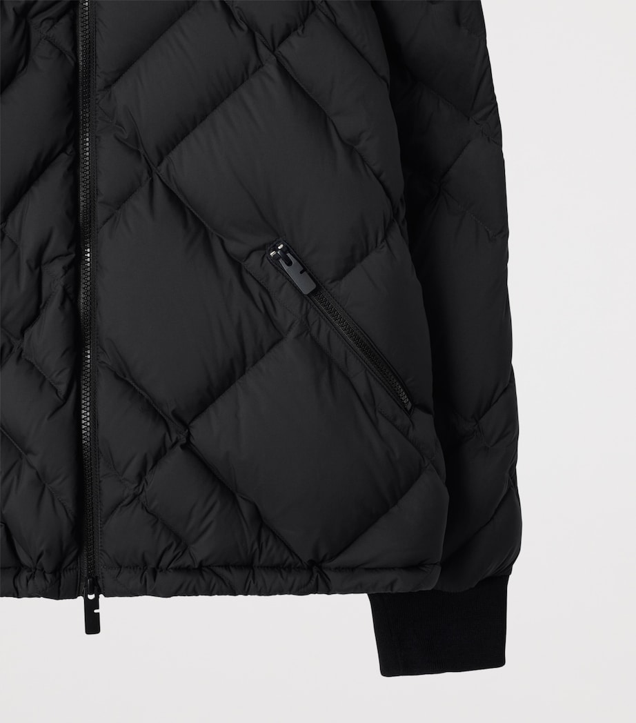 Check Doversgreen Puffer Jacket BLACK Image 4