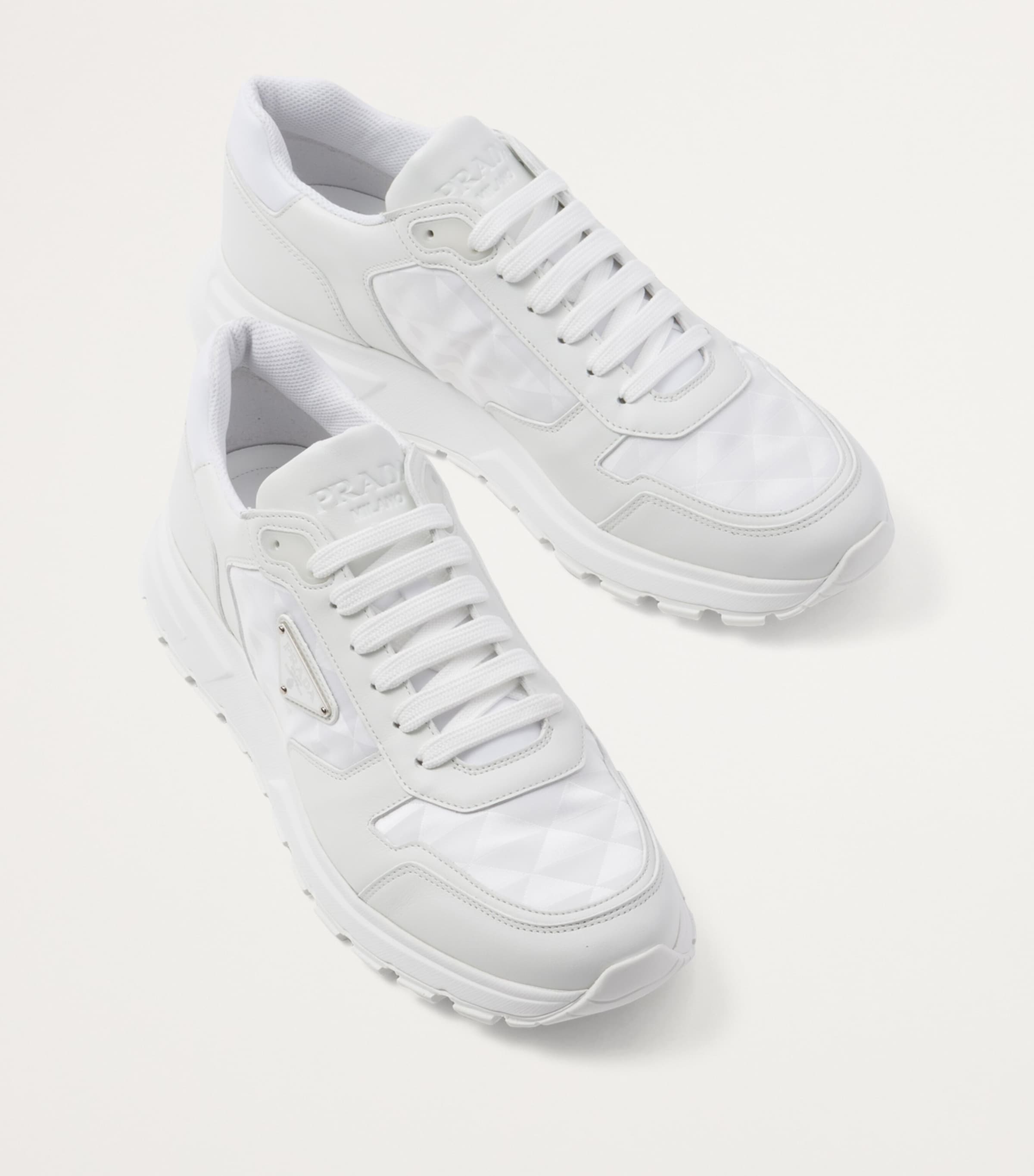 Prax 01 Re-Nylon and Leather Sneakers F0009 Image 4