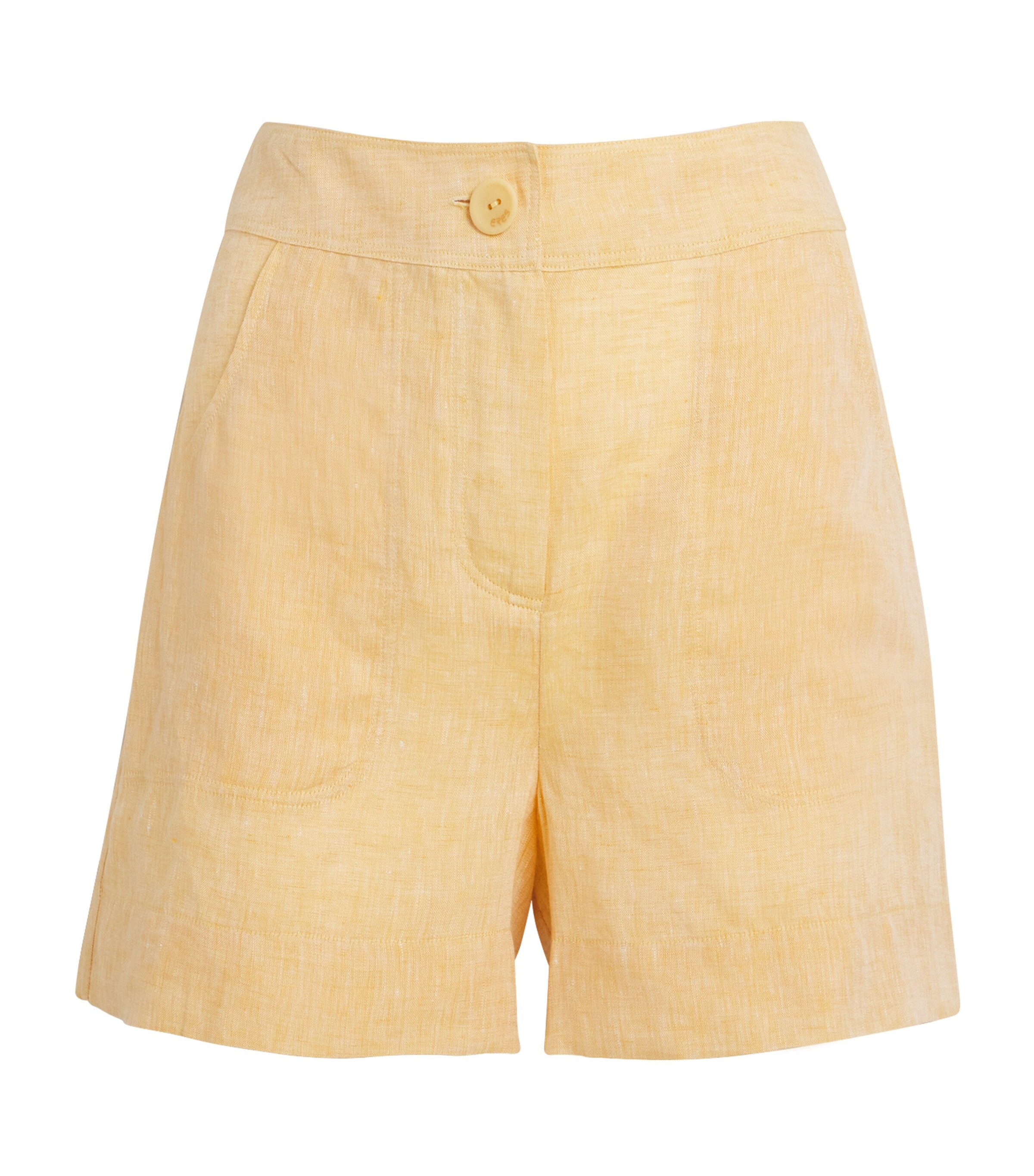 Eres Womens Linen Enjouee Tailored Shorts Orge Image 1