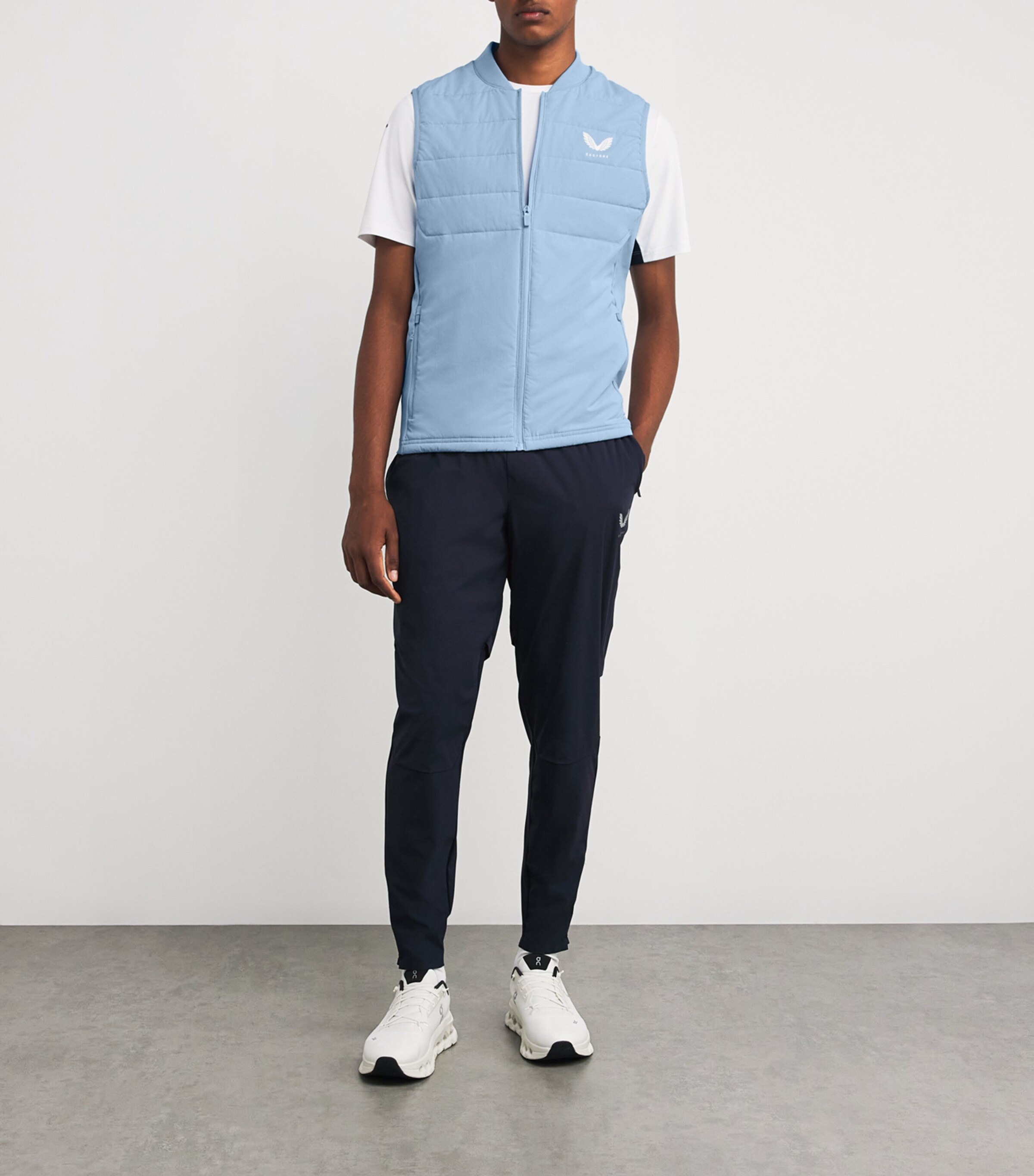 Apex Padded Training Gilet SKY BLUE Image 2