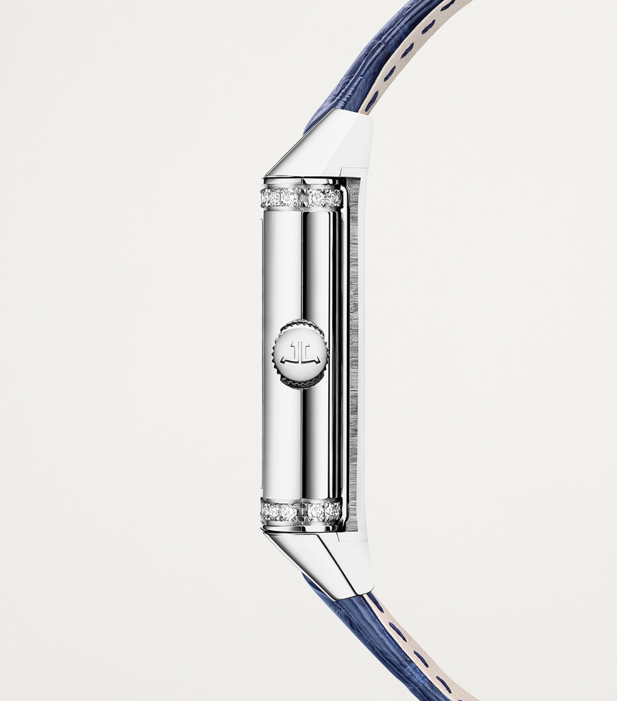 Jaeger-LeCoultre Stainless Steel and Diamond Reverso One Duetto Watch 20mm Stainless Steel Image 6