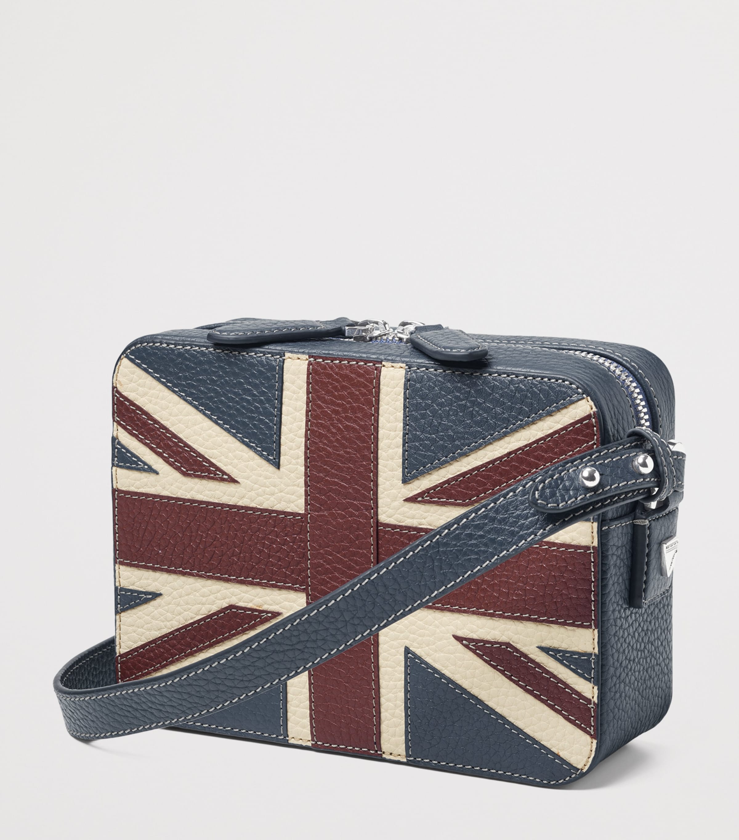 Leather Union Flag Camera Bag BRIT Image 2
