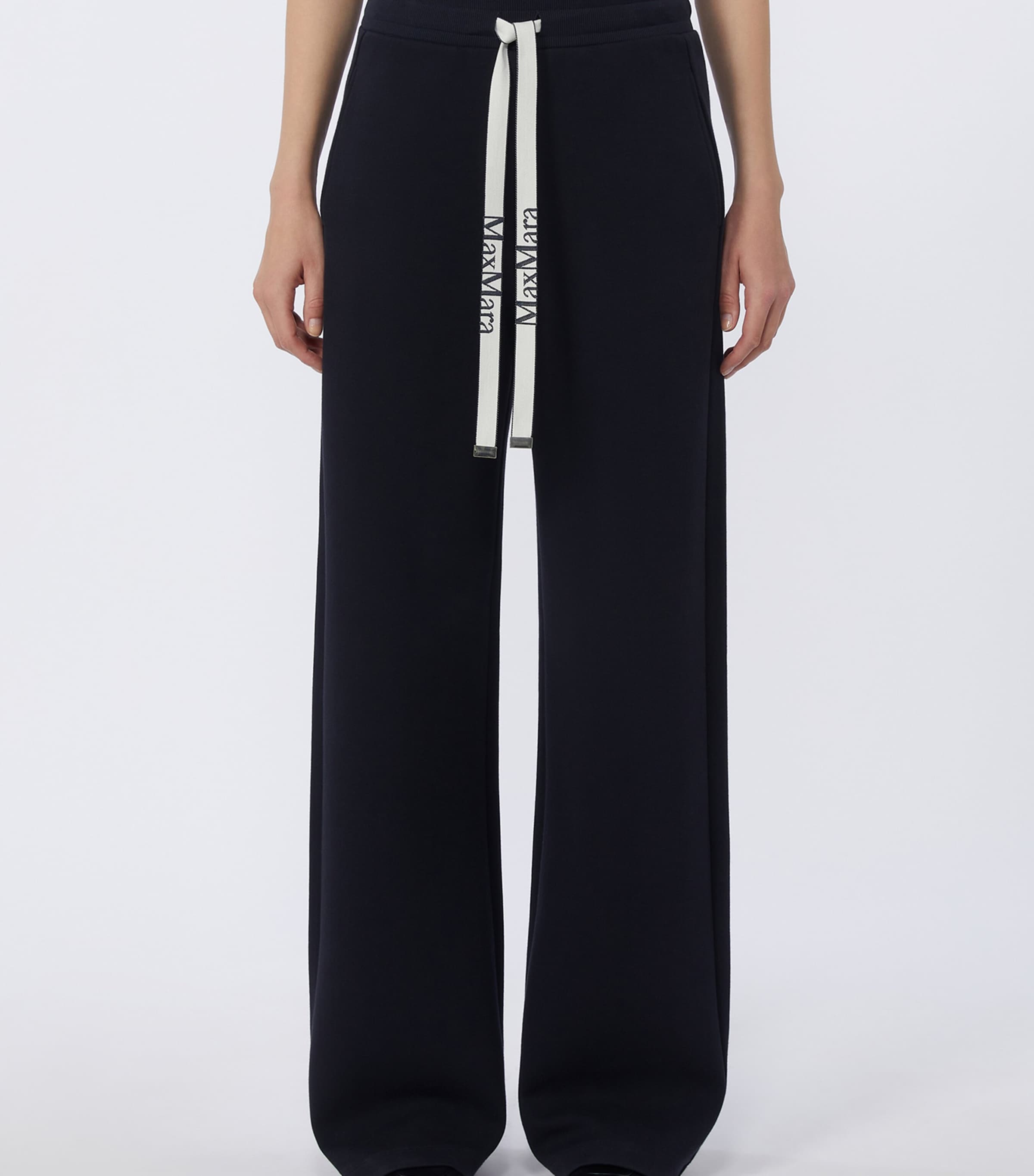 Cotton-Blend Straight Sweatpants ULTRAMARINE Image 3