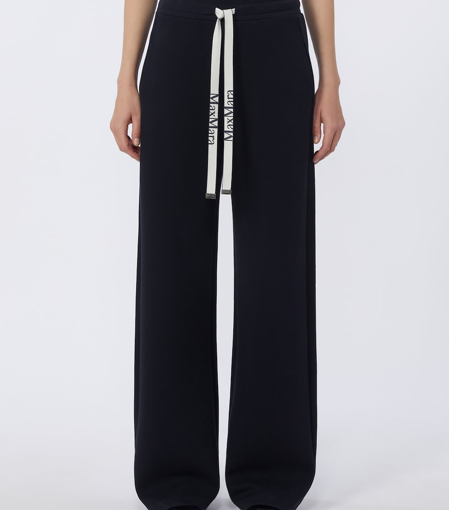 Cotton-Blend Straight Sweatpants ULTRAMARINE Image 3