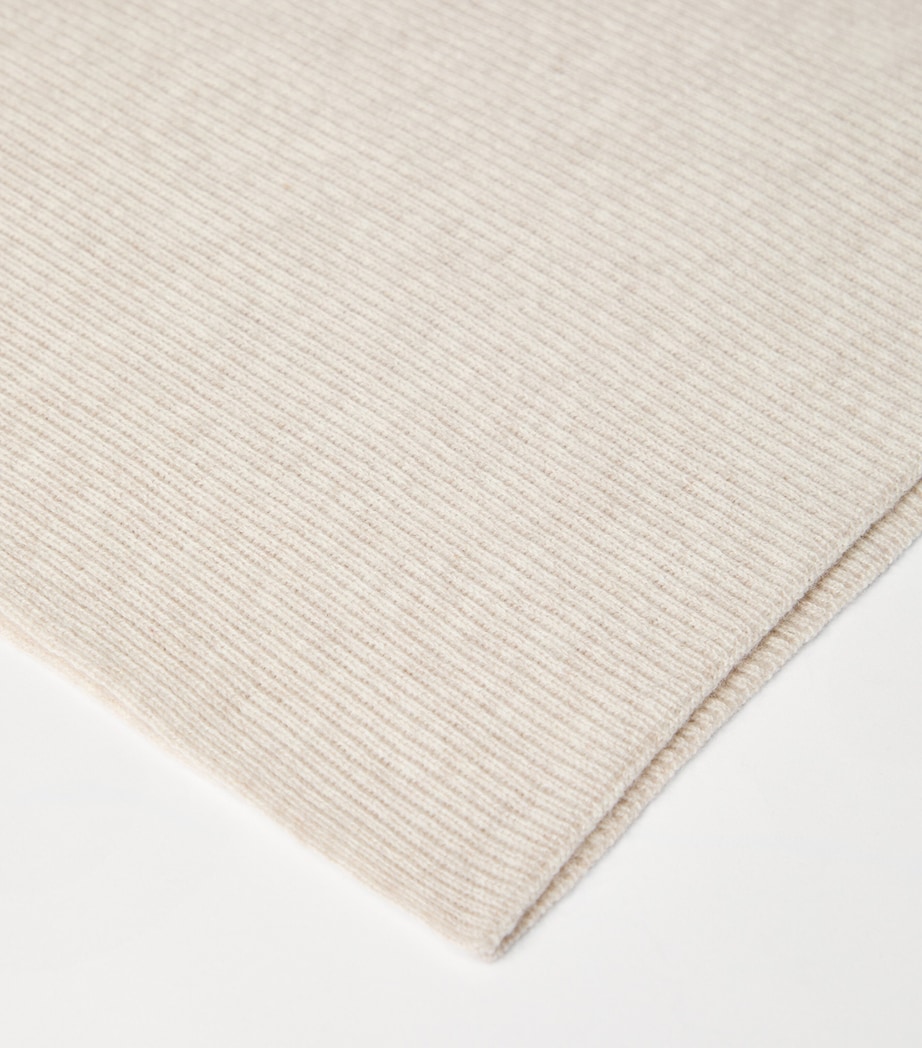 Cashmere English Rib Scarf C9276 Image 3