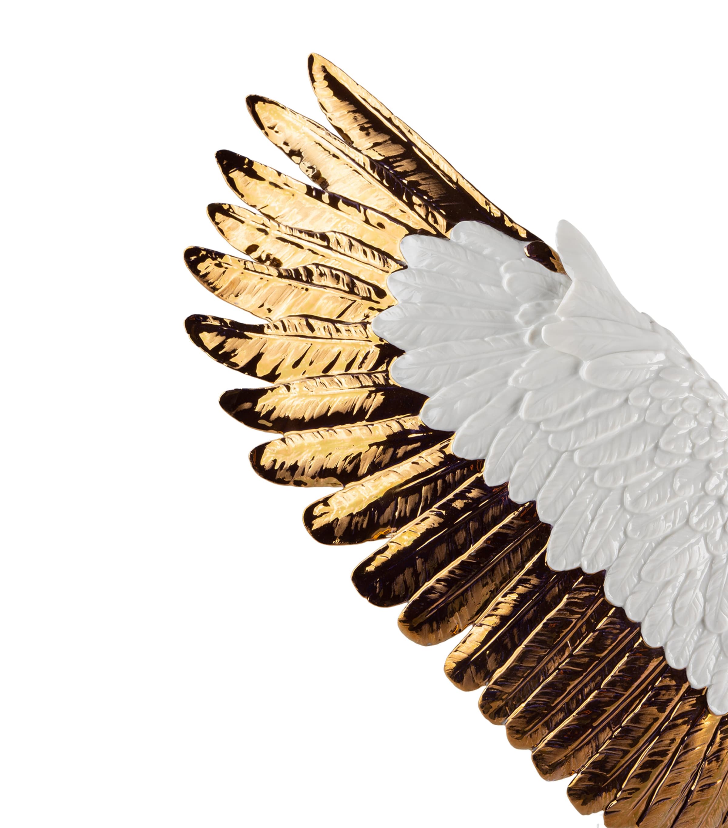 Porcelain Freedom Eagle Figure WHITE & COPPER Image 8