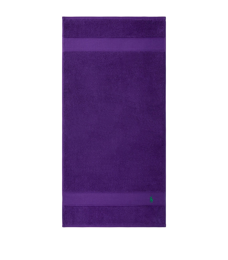 Polo Player Hand Towel (50cm x 100cm) CHALET PURPLE Image 5