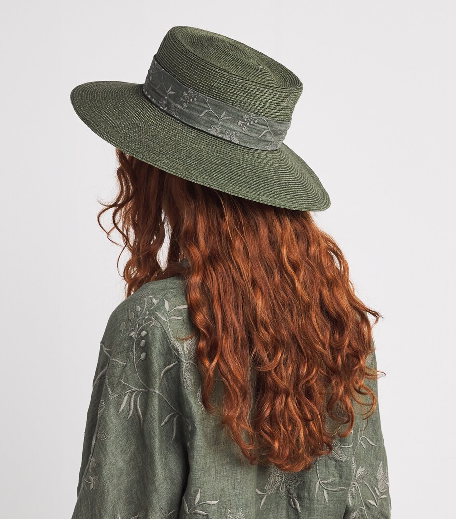 Linen Hat MILITARY GREEN Image 4