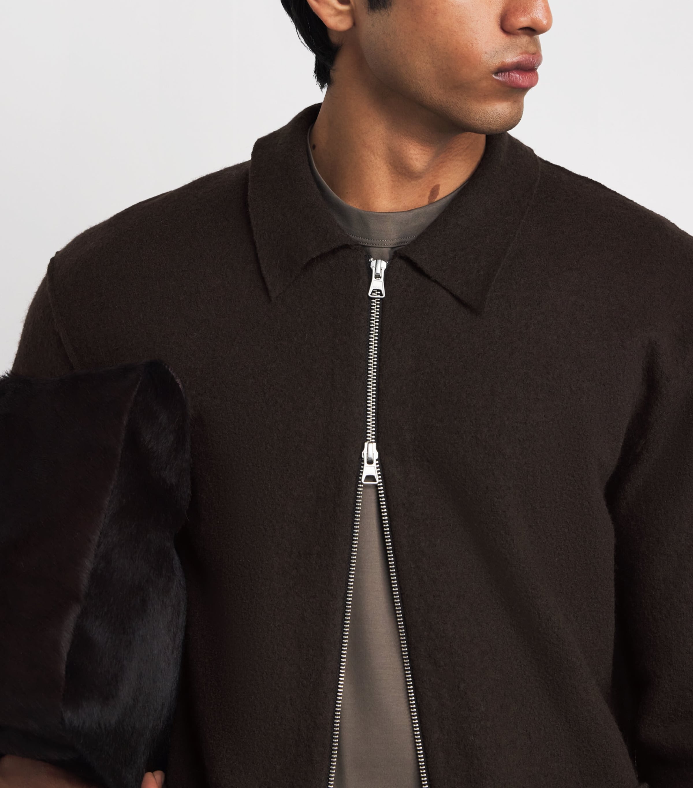 Wool Jonas Overshirt DUSKY PORT Image 6