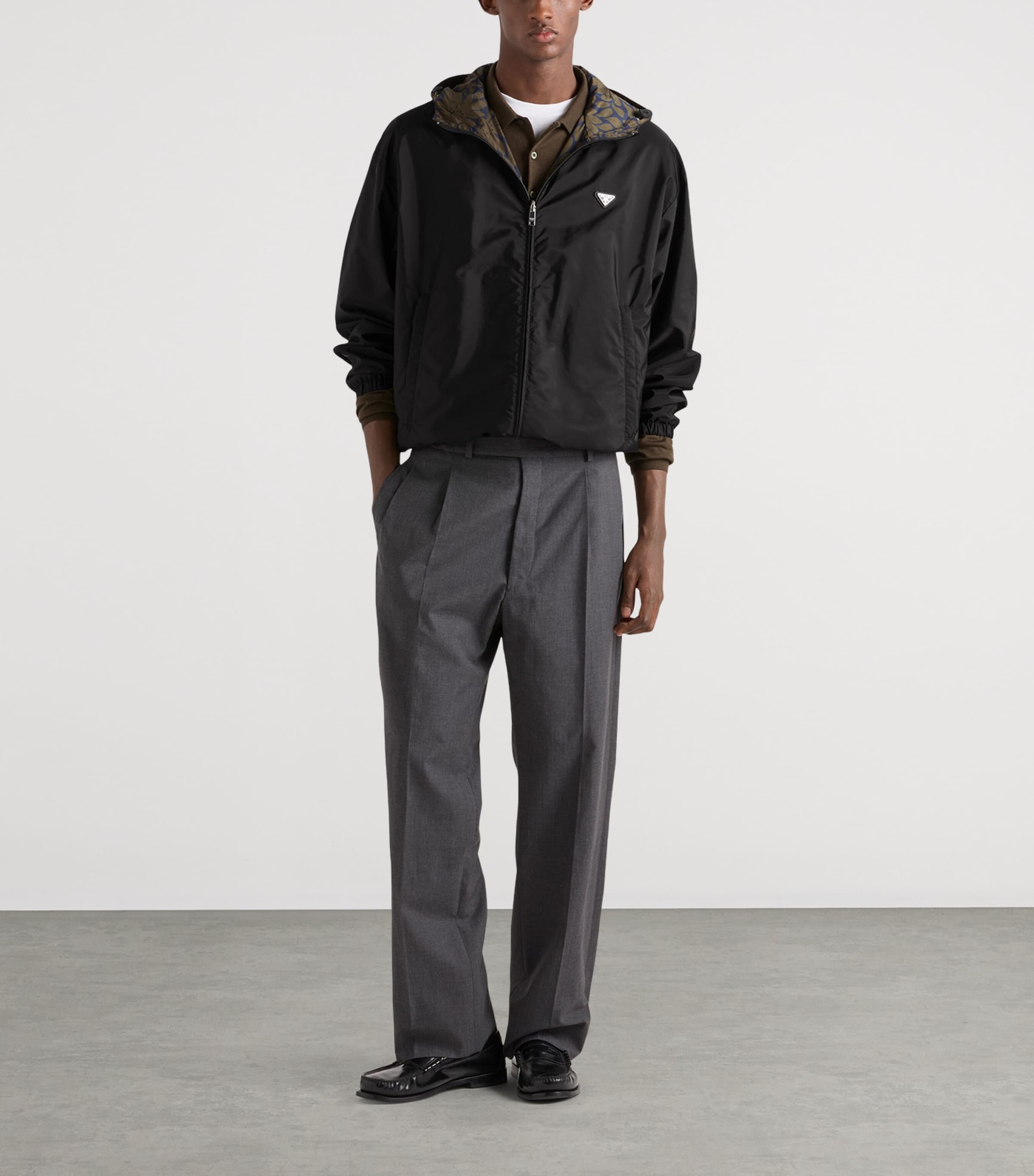 Prada Mens Re-Nylon Reversible Jacket Image 2