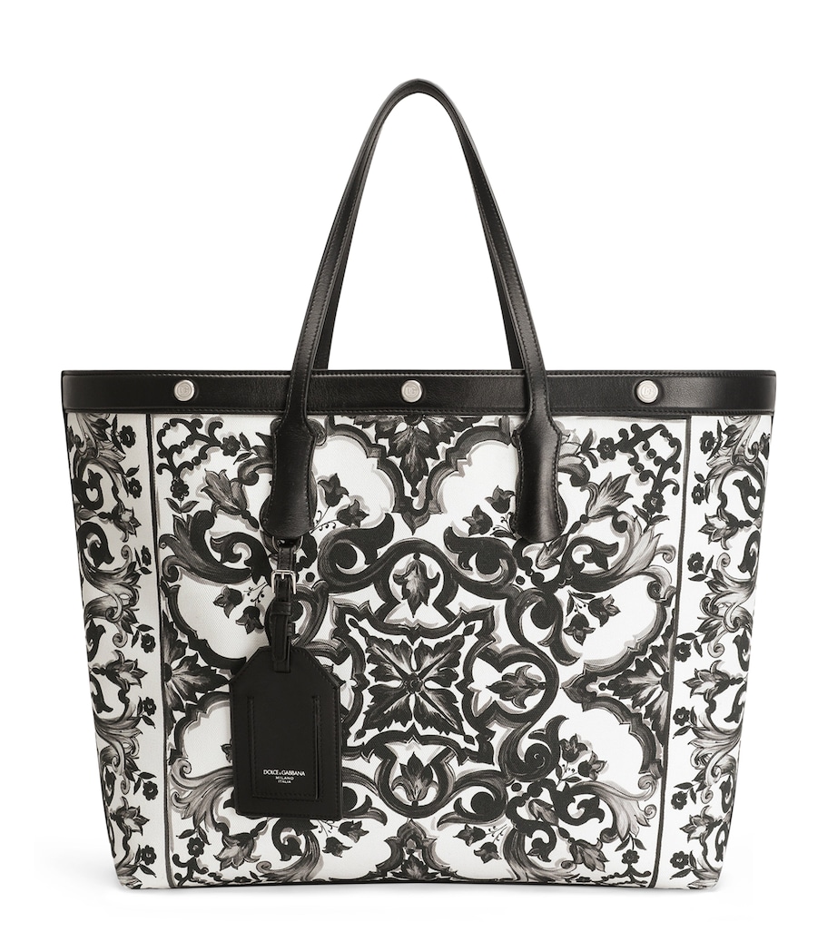 Canvas Majolica Tote Bag IZ3TN-MAIOLICA Image 1