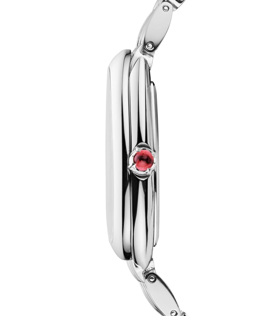 Bvlgari Stainless Steel and Diamond Serpenti Seduttori Watch 33mm Black Image 3