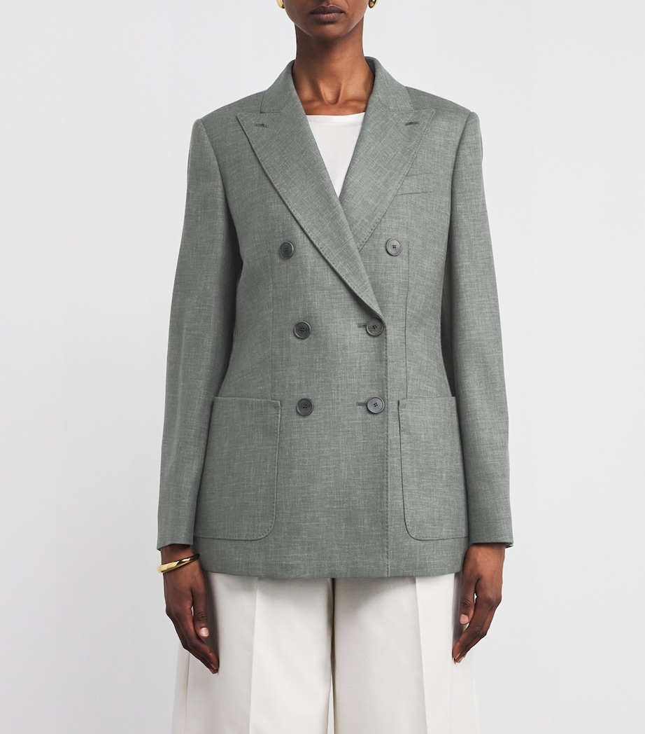 Virgin Wool Palomba Blazer KAKI Image 3