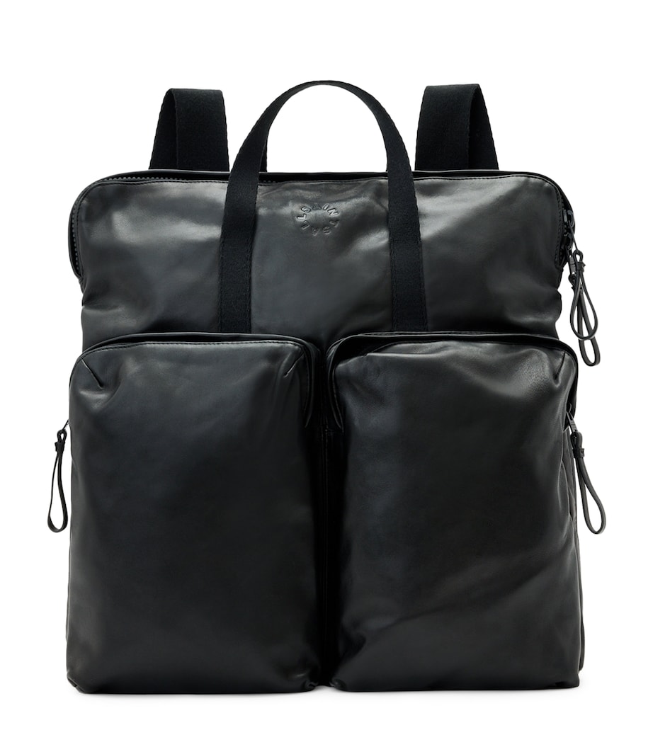 AllSaints Sheepskin Haven Force Backpack Black Image 1