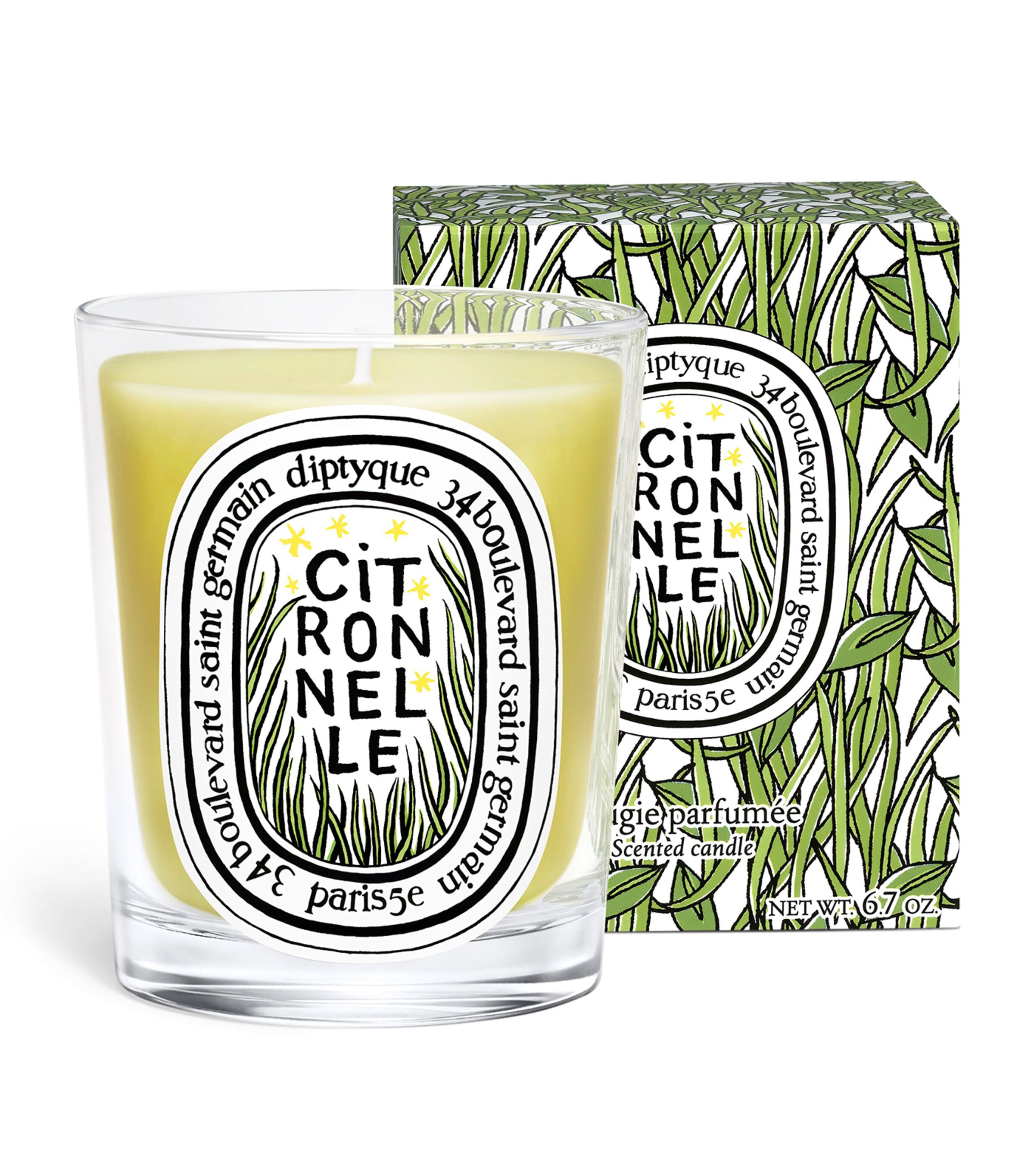 Diptyque Citronnelle 190g キャンドル Diptyque Citronnelle Candle (190g) | Harrods US
