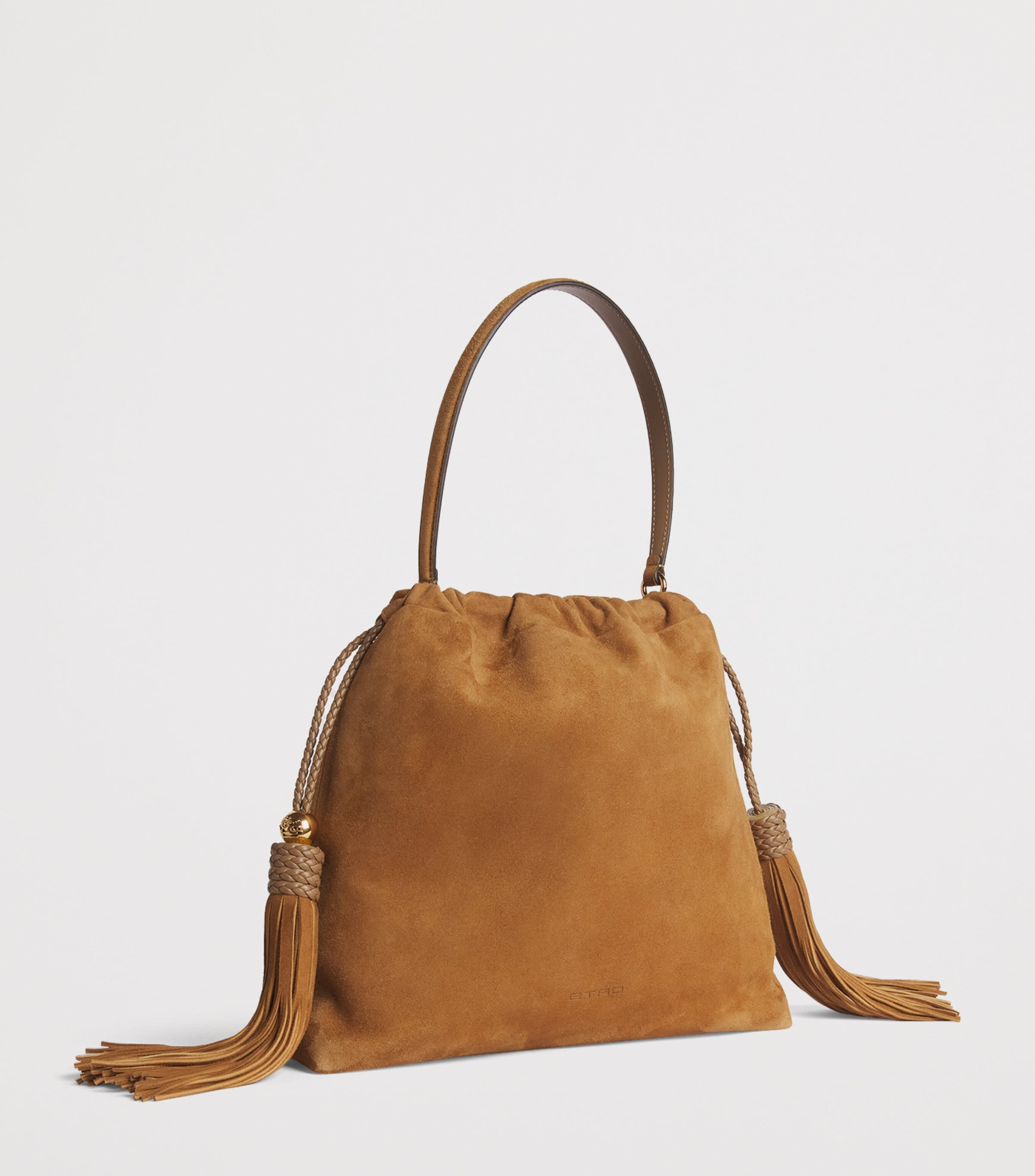 Etro Suede Patch Kalispera Shoulder Bag Ochre Image 3